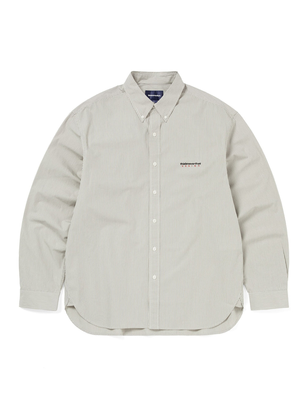 thisisneverthat - DSN Striped Shirt (Beige) product image 1 | TRAB K-Fashion Australia