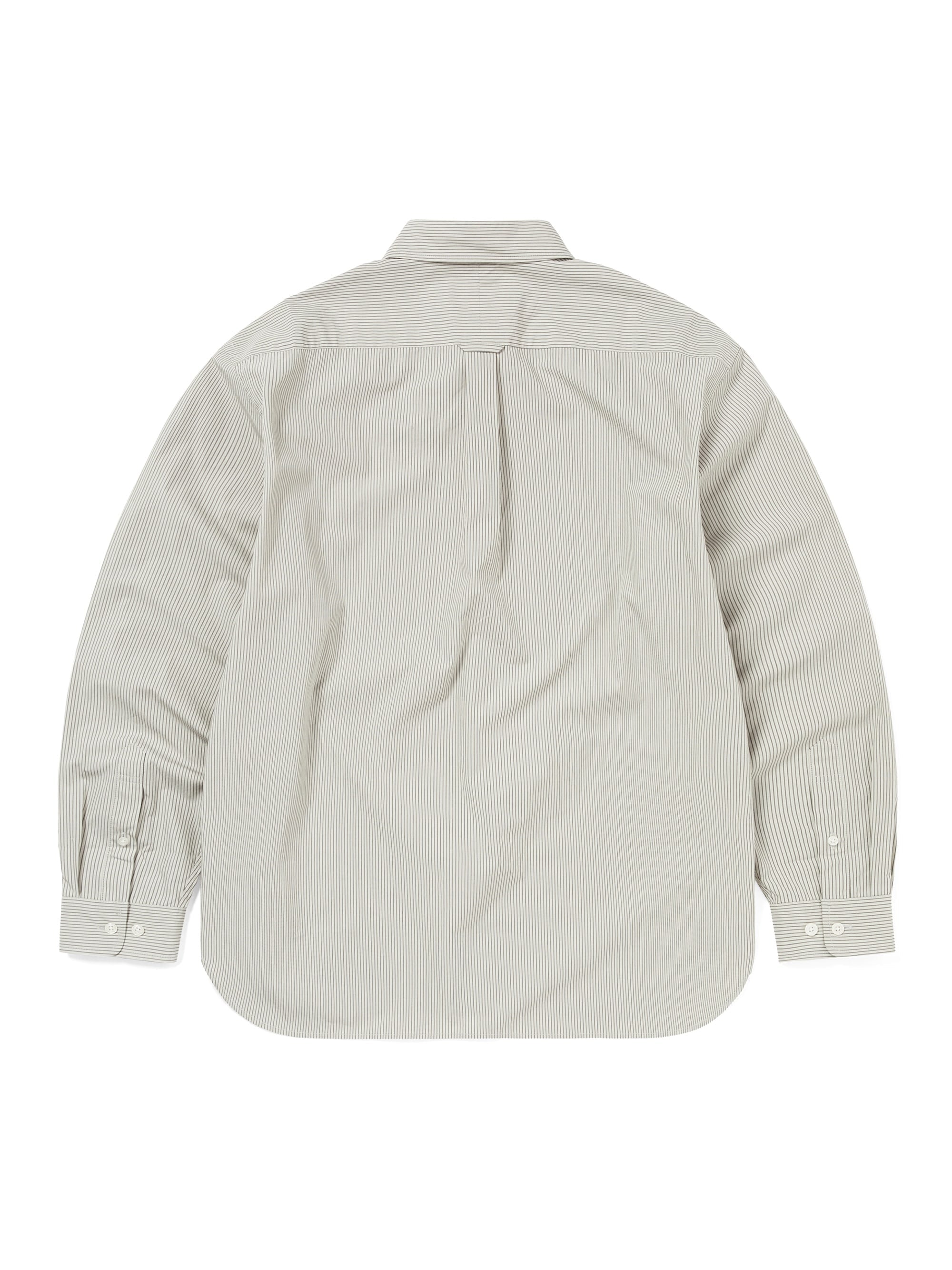 thisisneverthat - DSN Striped Shirt (Beige) product image 3 | TRAB K-Fashion Australia