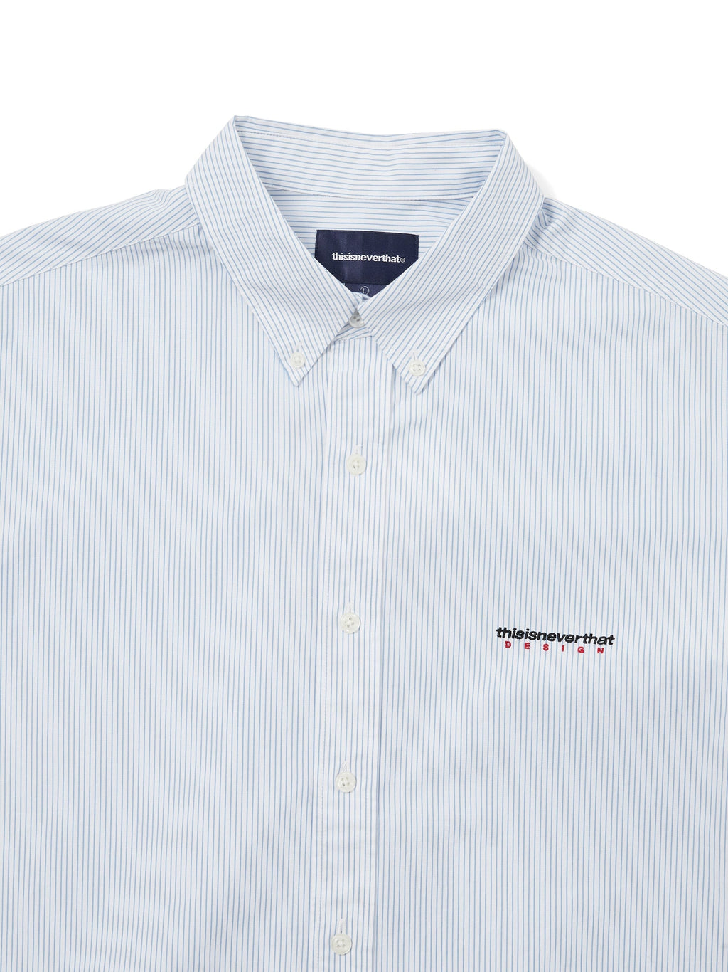 thisisneverthat - DSN Striped Shirt (White) product image 2 | TRAB K-Fashion Australia