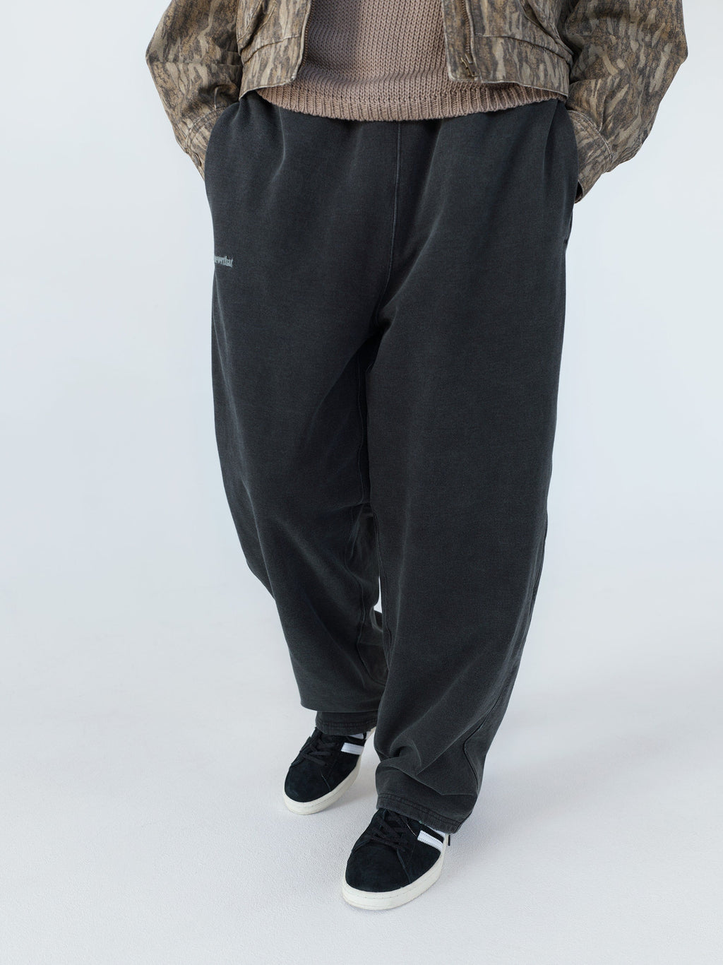thisisneverthat - Damaged Sweatpant (Faded Black) product image 6 | TRAB K-Fashion Australia