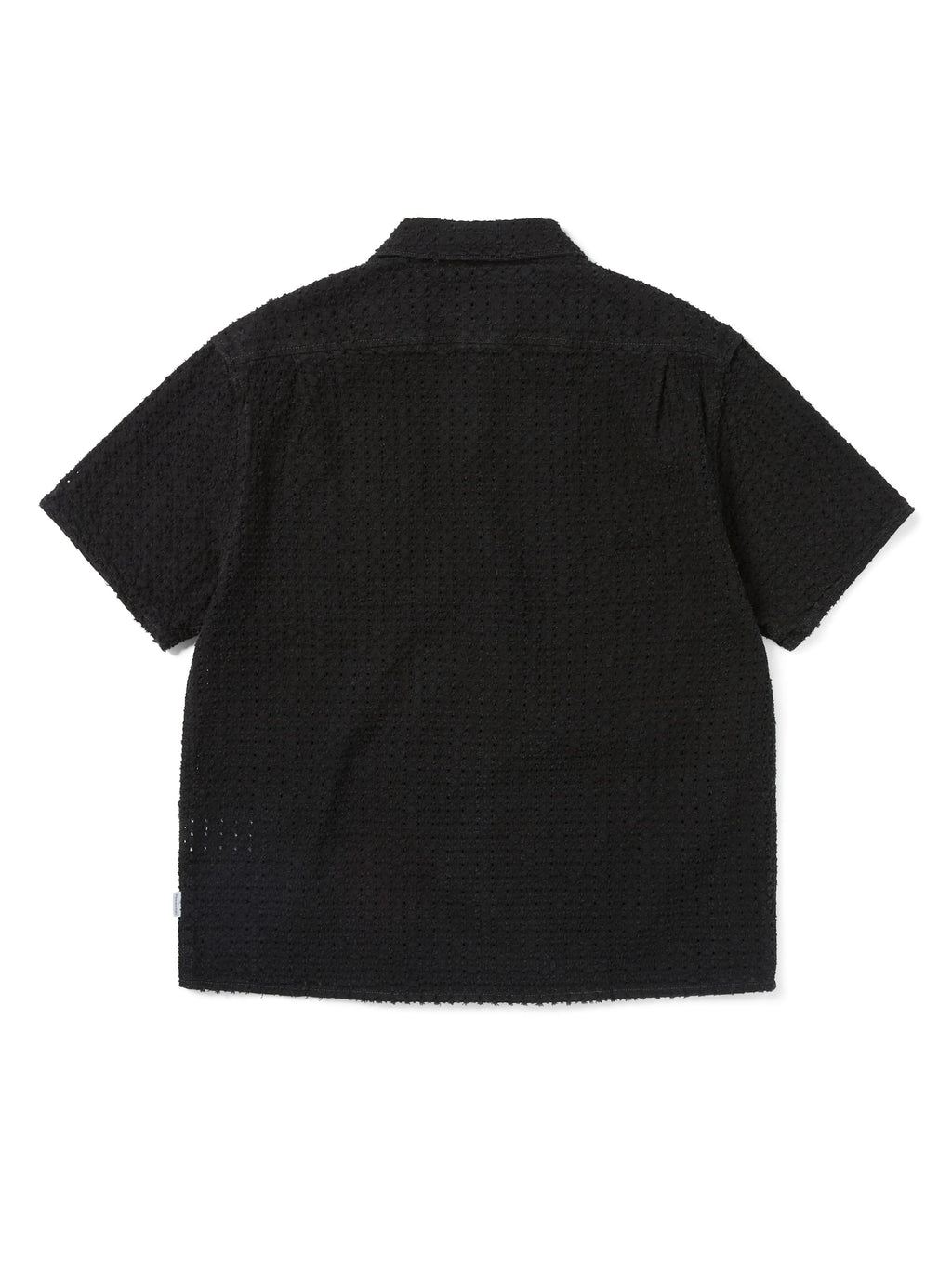 thisisneverthat - Damaged Denim Zip S/S Shirt (Black) product image 3 | TRAB K-Fashion Australia