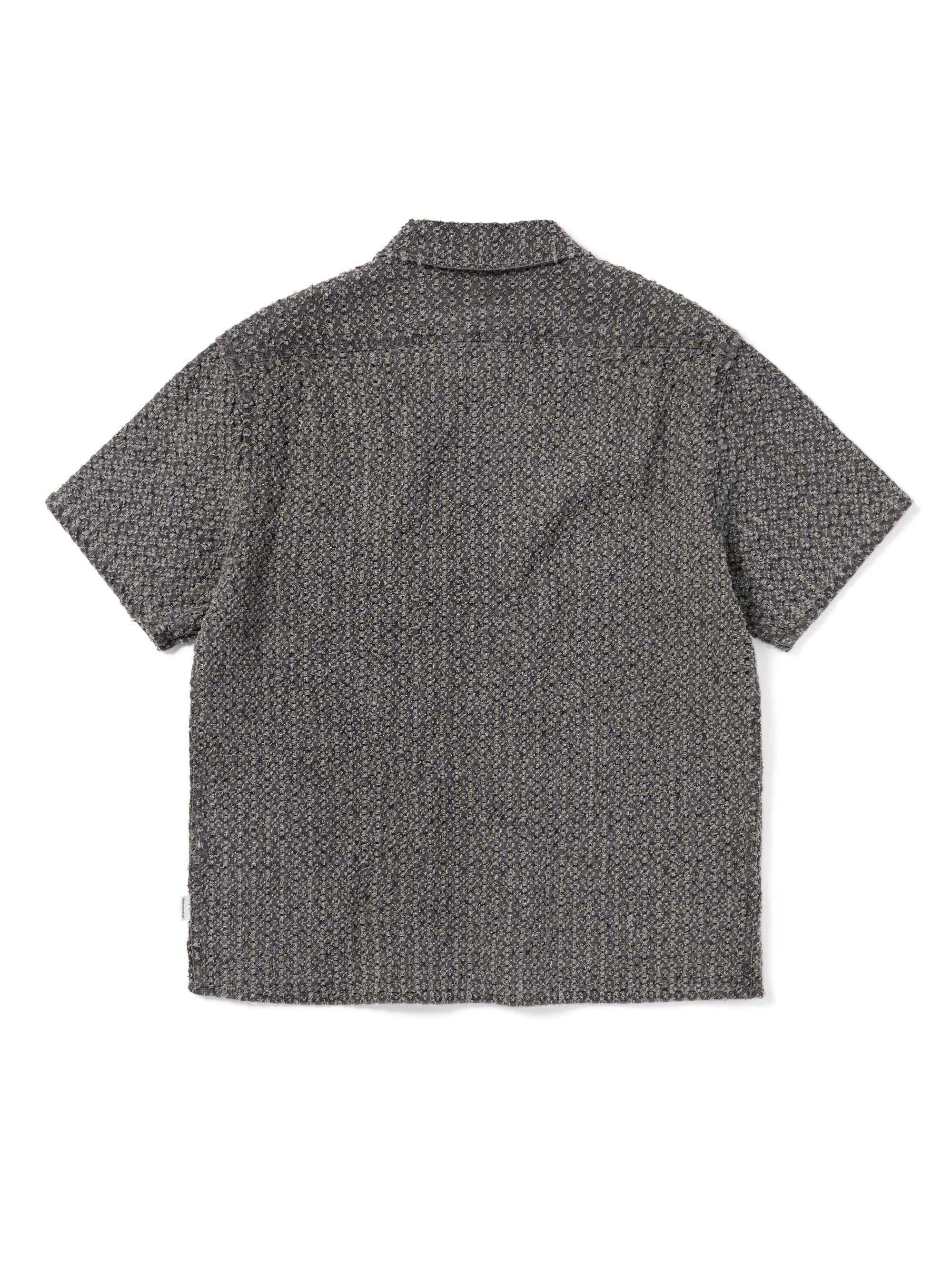 thisisneverthat - Damaged Denim Zip S/S Shirt (Grey) product image 3 | TRAB K-Fashion Australia