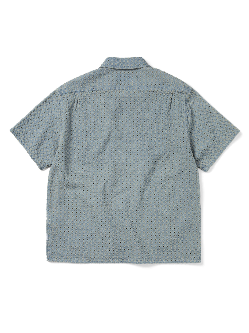 thisisneverthat - Damaged Denim Zip S/S Shirt (Blue) product image 3 | TRAB K-Fashion Australia