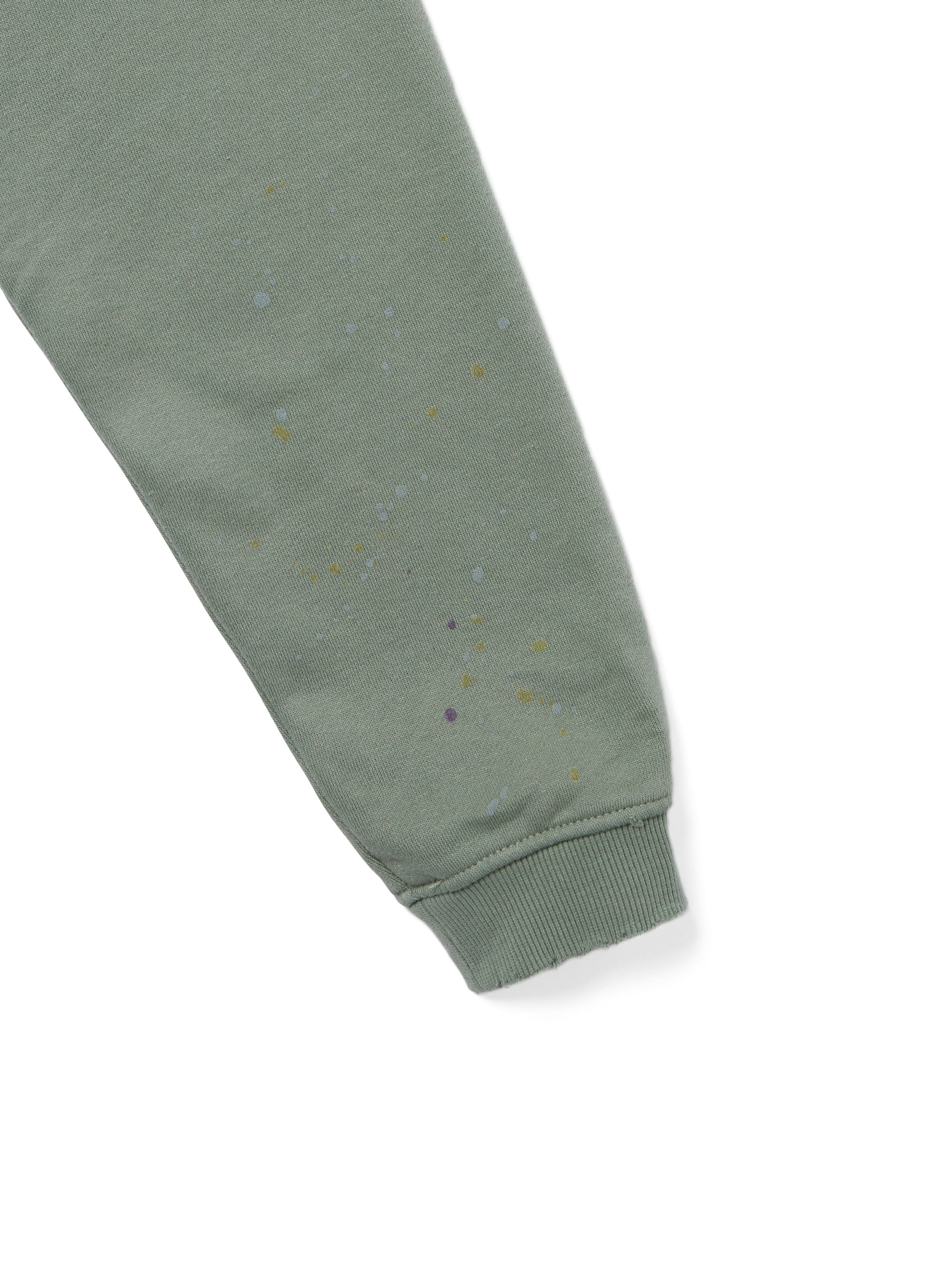thisisneverthat - Damaged Half Zip Polo Sweatshirt (Light Olive) product image 3 | TRAB K-Fashion Australia