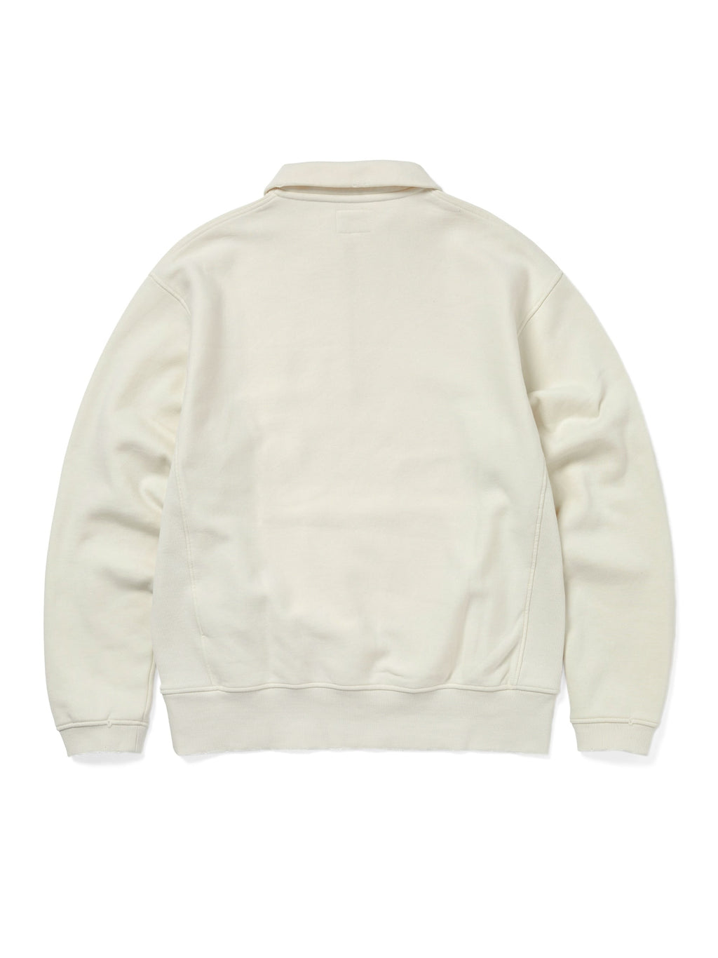 thisisneverthat - Damaged Half Zip Polo Sweatshirt (Natural) product image 5 | TRAB K-Fashion Australia