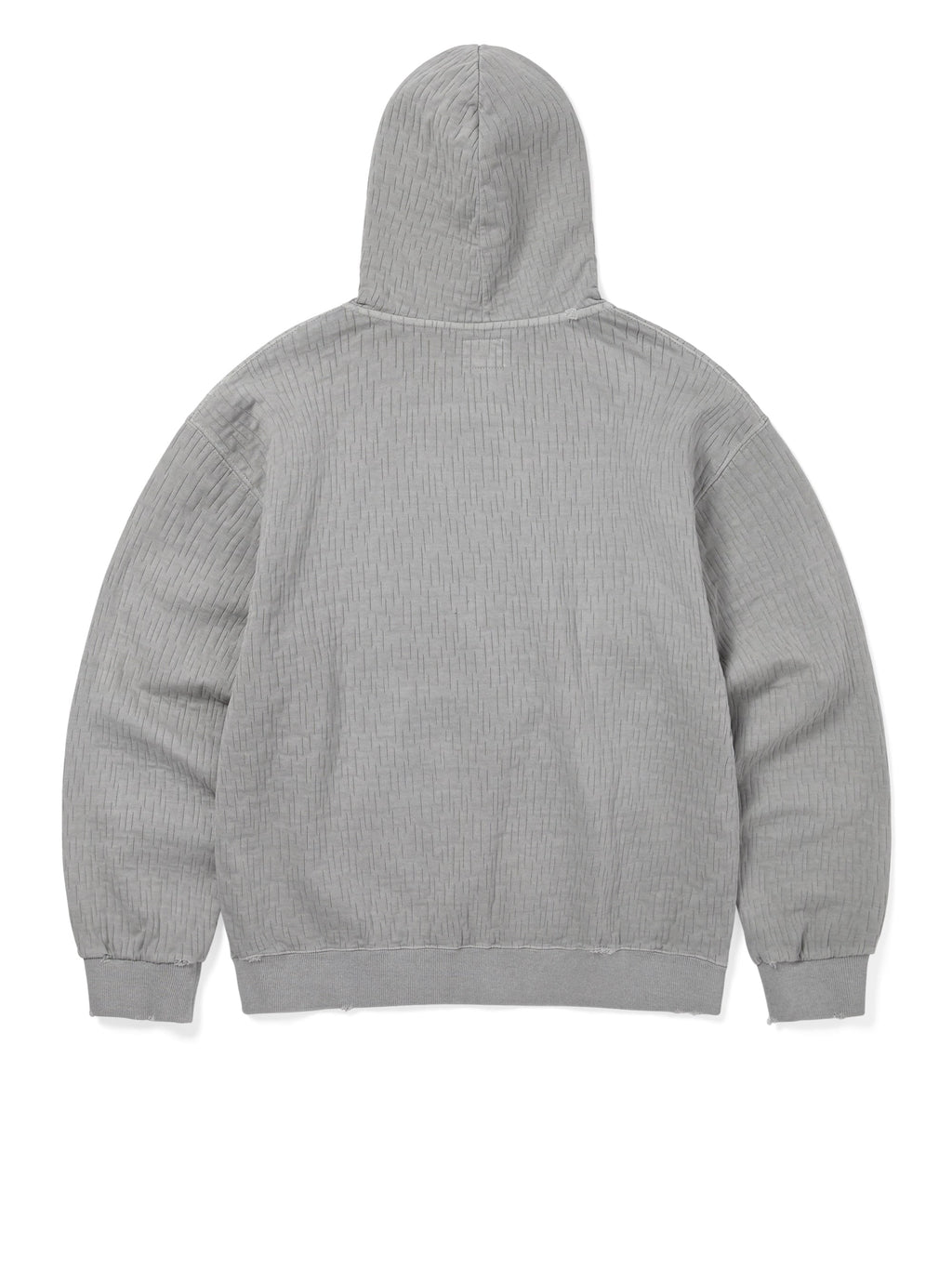 thisisneverthat - Damaged Zip Up Hoodie (Khaki Grey) product image 3 | TRAB K-Fashion Australia
