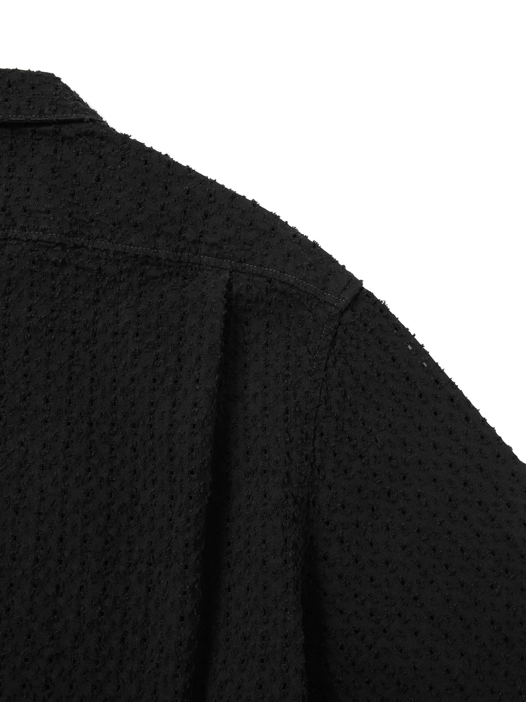 thisisneverthat - Damaged Denim Shirt (Black) product image 4 | TRAB K-Fashion Australia