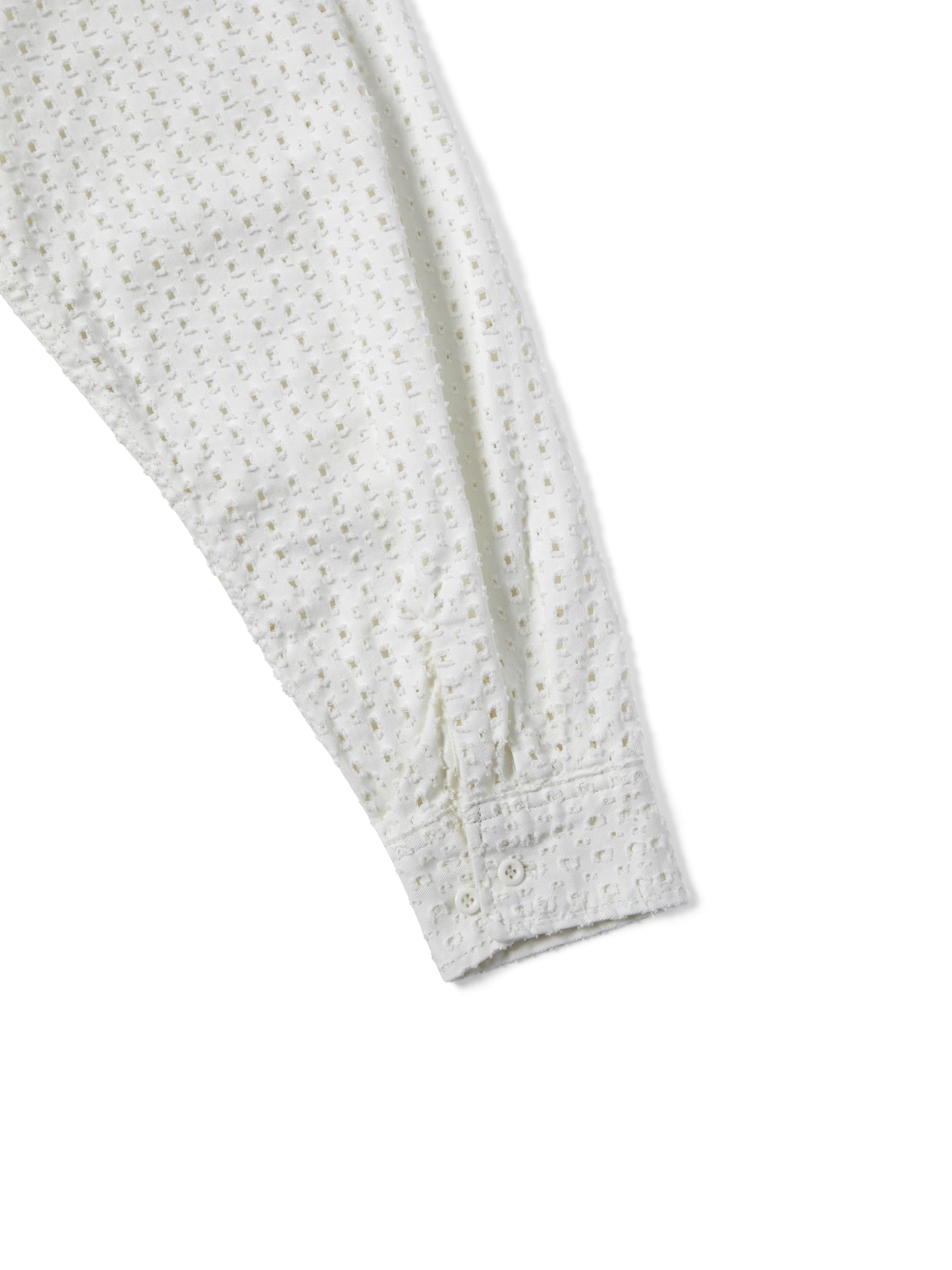 thisisneverthat - Damaged Denim Shirt (Off White) product image 5 | TRAB K-Fashion Australia