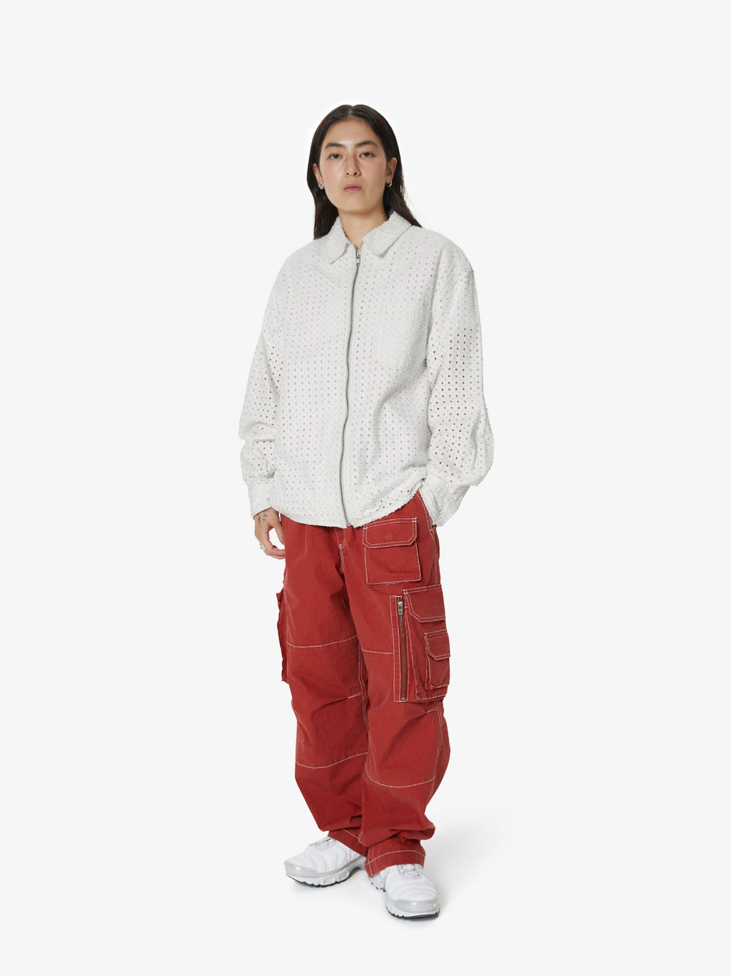 thisisneverthat - Damaged Denim Shirt (Off White) product image 8 | TRAB K-Fashion Australia