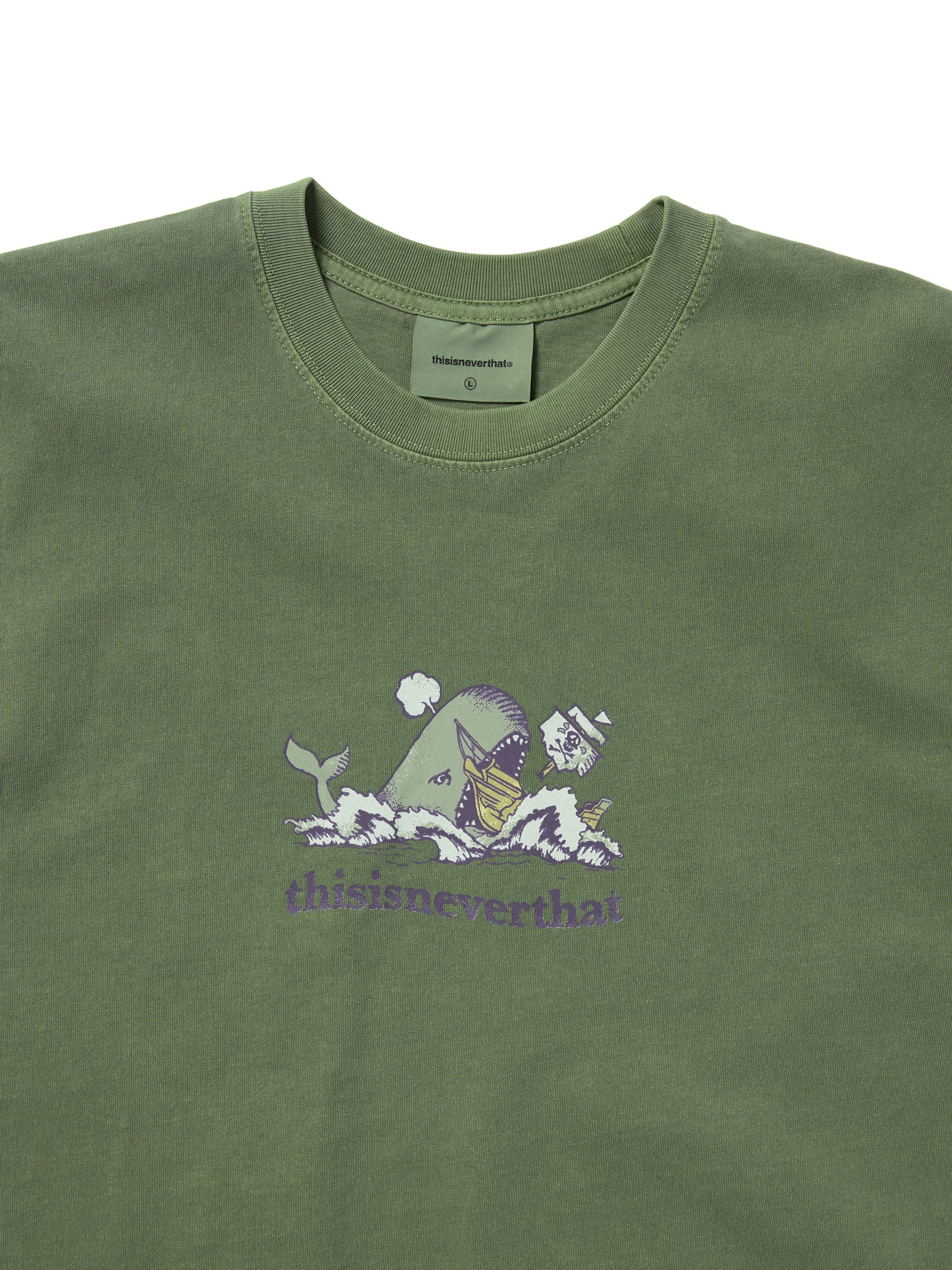 thisisneverthat - Dangerous Sea Tee (Pickle) product image 2 | TRAB K-Fashion Australia