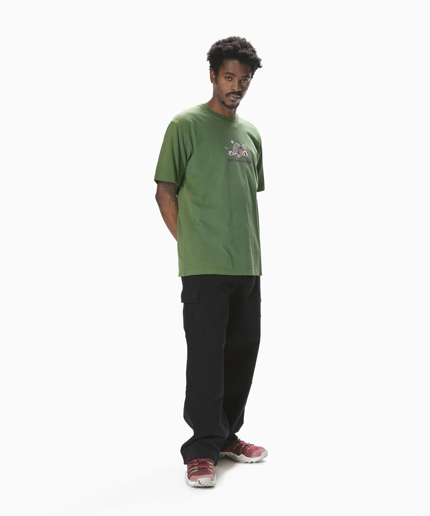 thisisneverthat - Dangerous Sea Tee (Pickle) product image 4 | TRAB K-Fashion Australia