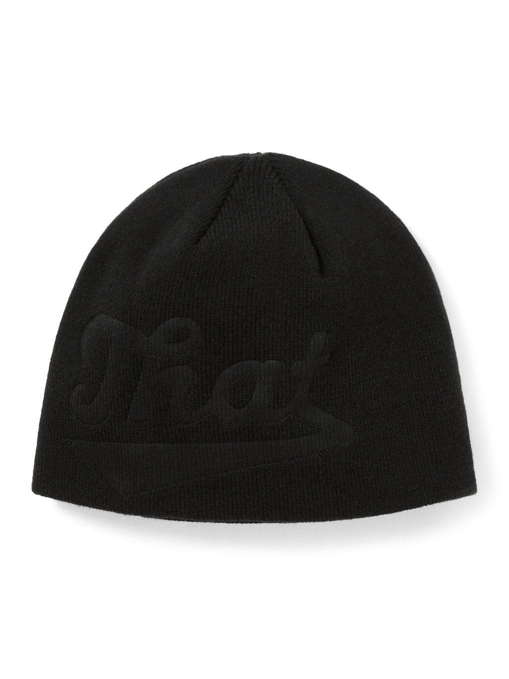 thisisneverthat - Debossed That No Cuff Beanie (Black) product image 1 | TRAB K-Fashion Australia