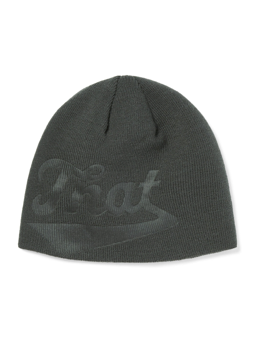 thisisneverthat - Debossed That No Cuff Beanie (Charcoal) product image 1 | TRAB K-Fashion Australia