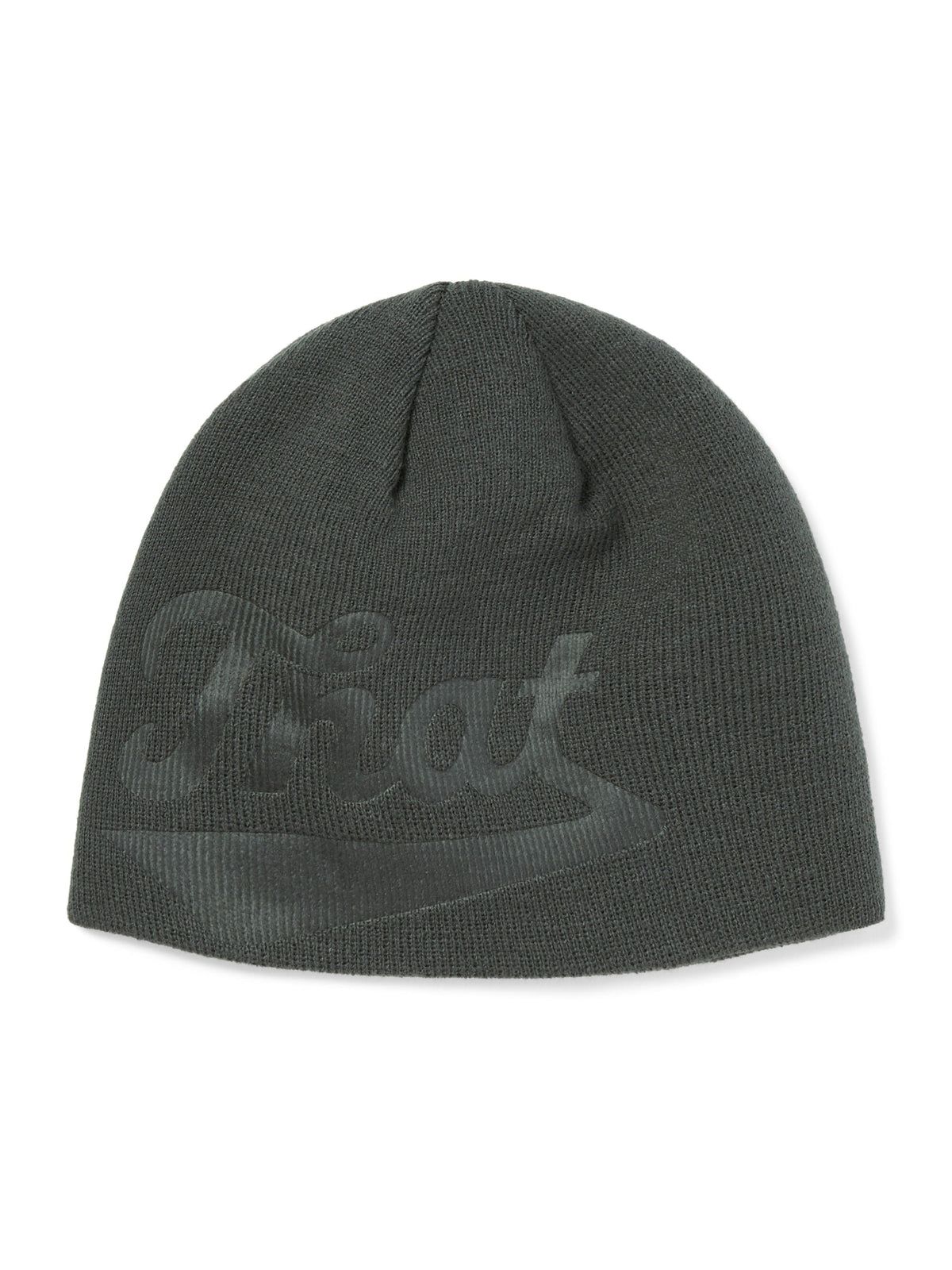 thisisneverthat - Debossed That No Cuff Beanie (Charcoal) product image 1 | TRAB K-Fashion Australia