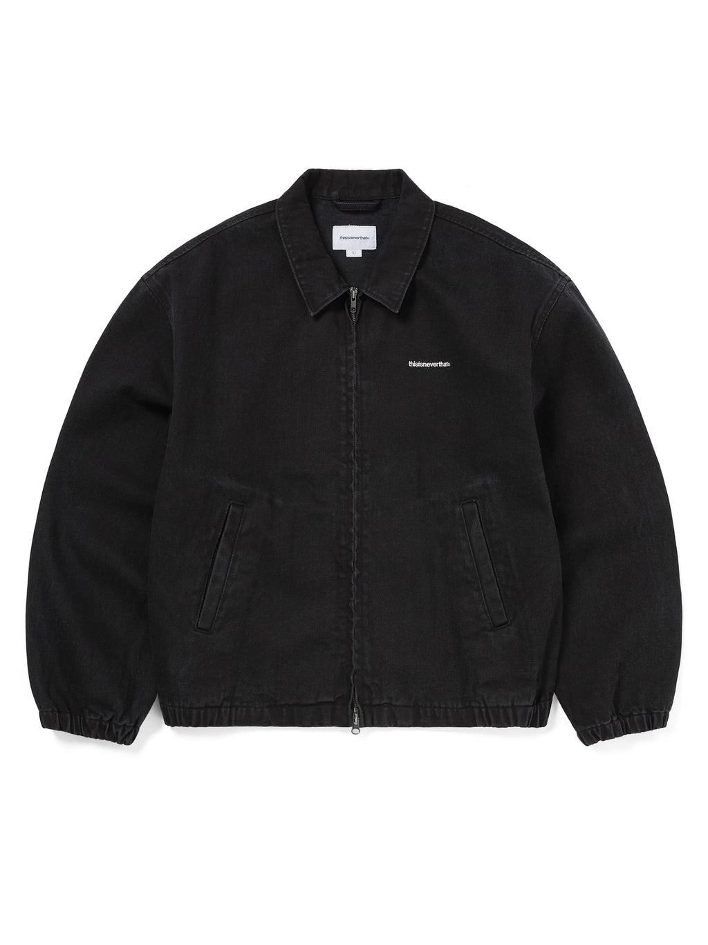 thisisneverthat - Denim Blouson Jacket (Black) product image 1 | TRAB K-Fashion Australia