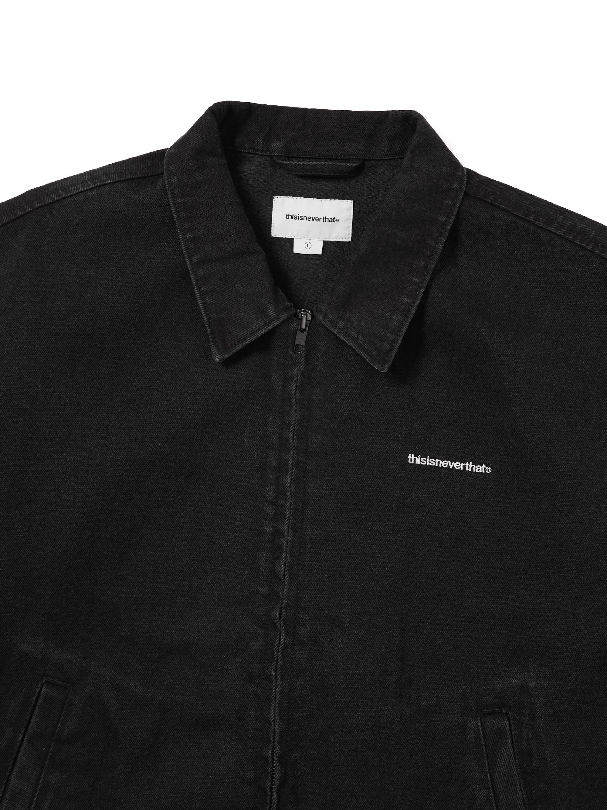 thisisneverthat - Denim Blouson Jacket (Black) product image 2 | TRAB K-Fashion Australia