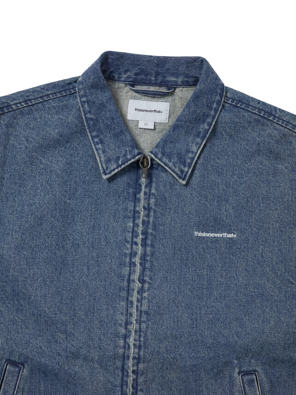 thisisneverthat - Denim Blouson Jacket (Blue) product image 2 | TRAB K-Fashion Australia