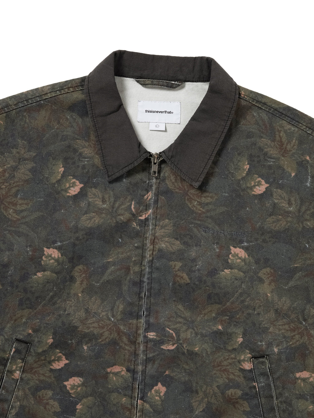thisisneverthat - Denim Blouson Jacket (Flower) product image 2 | TRAB K-Fashion Australia