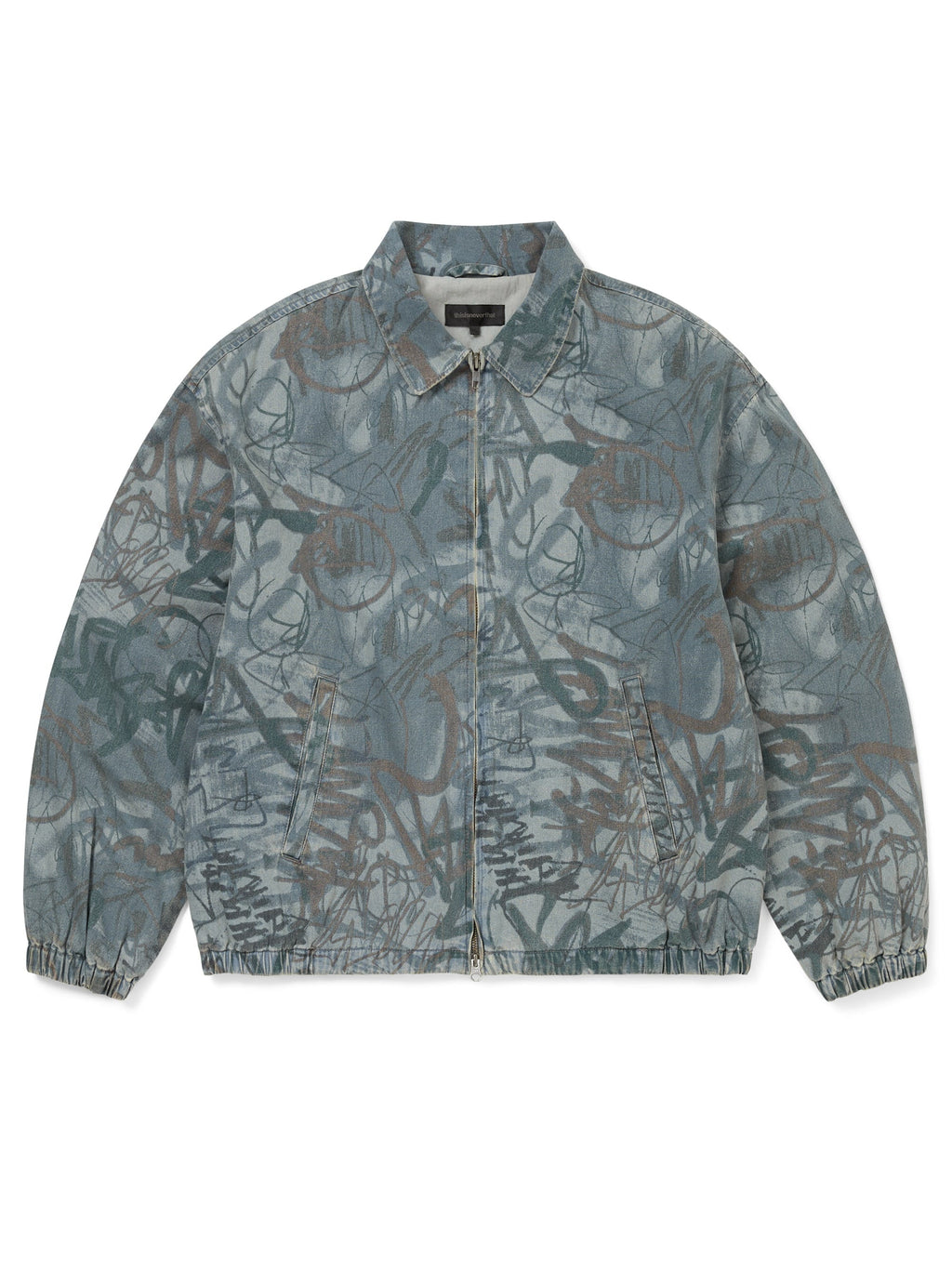 thisisneverthat - Denim Blouson Jacket (Script) product image 1 | TRAB K-Fashion Australia