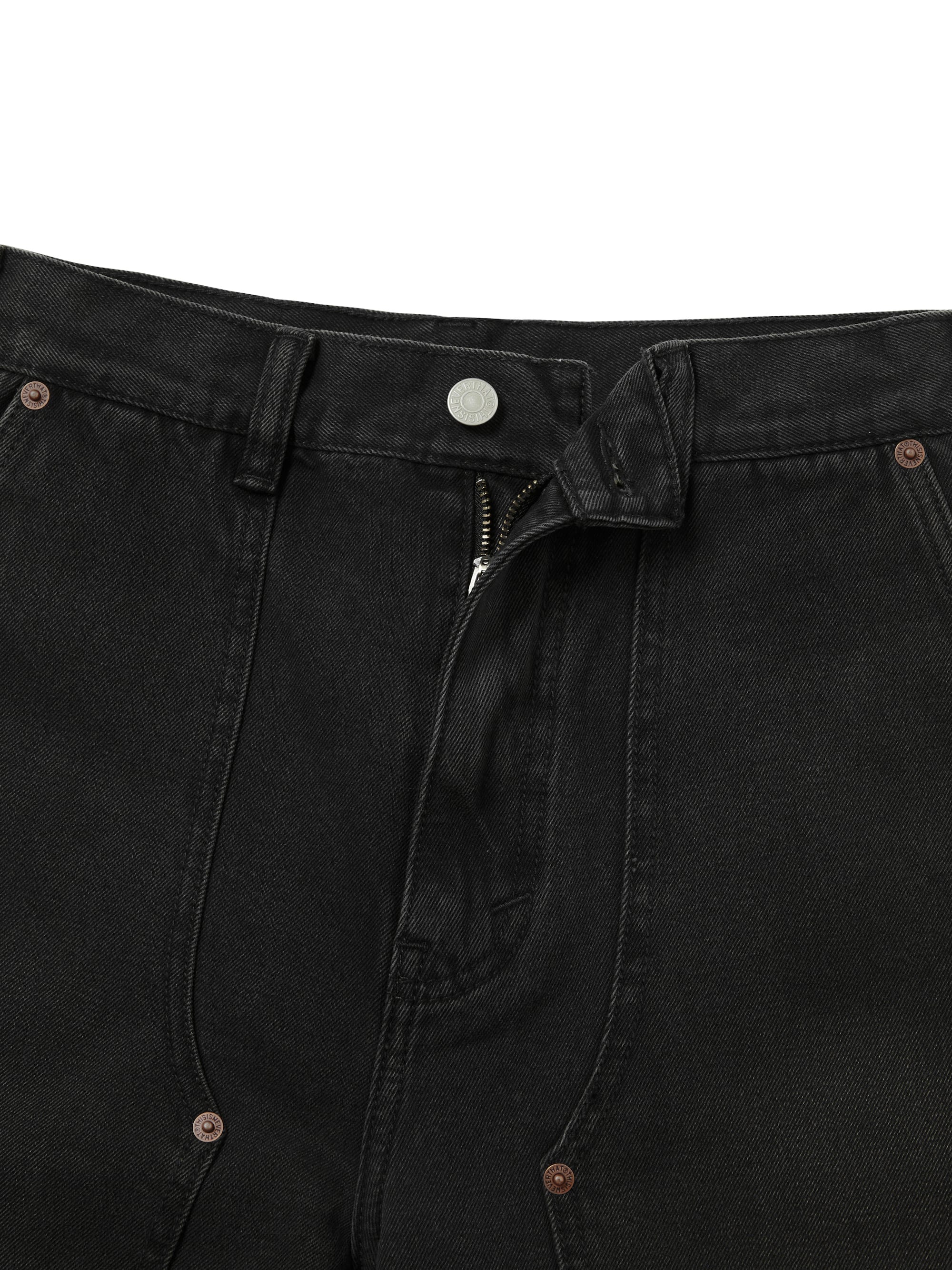 thisisneverthat - Denim Carpenter Short (black) product image 2 | TRAB K-Fashion Australia