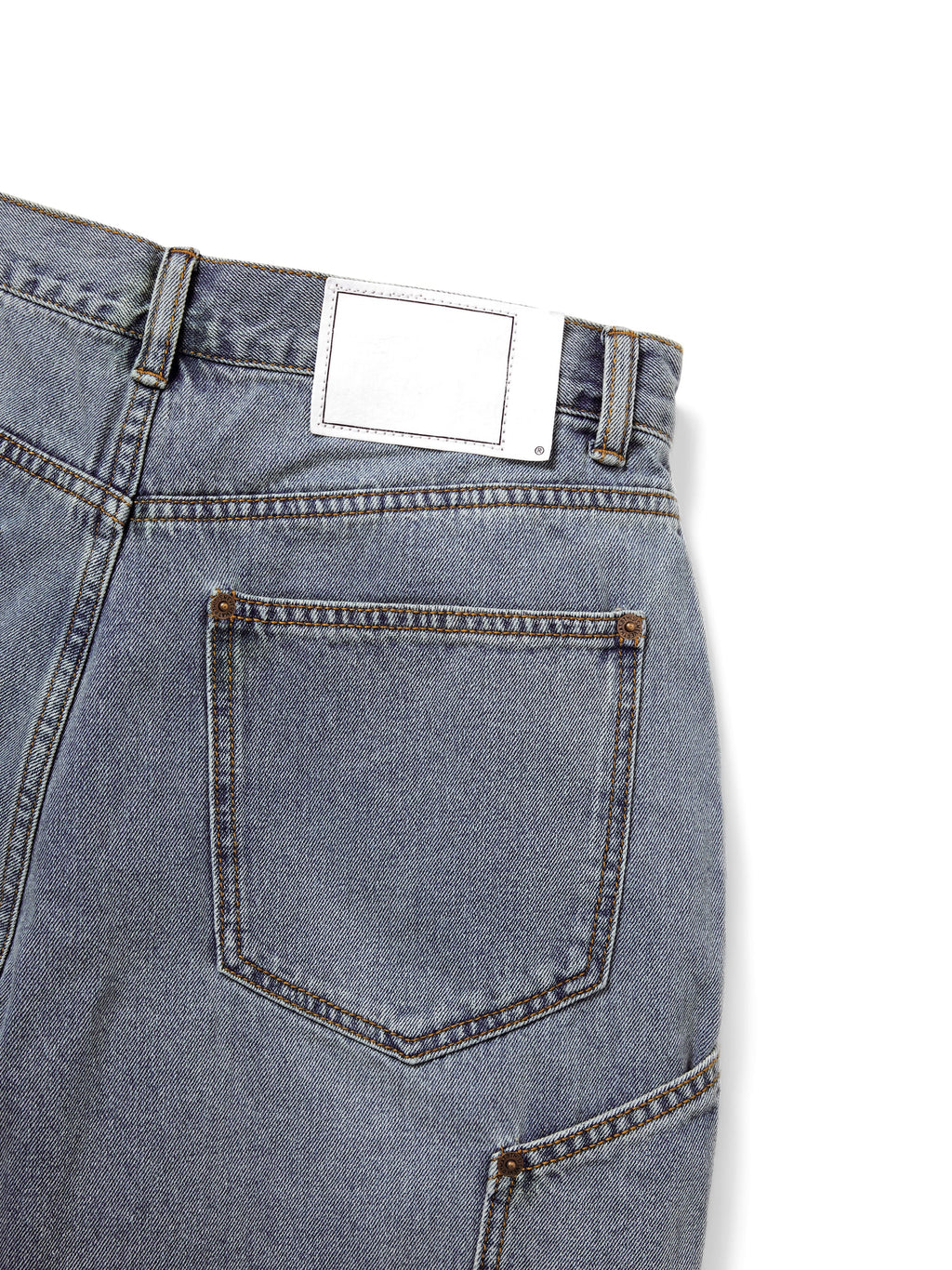 thisisneverthat - Denim Carpenter Short (Washed Blue) product image 3 | TRAB K-Fashion Australia