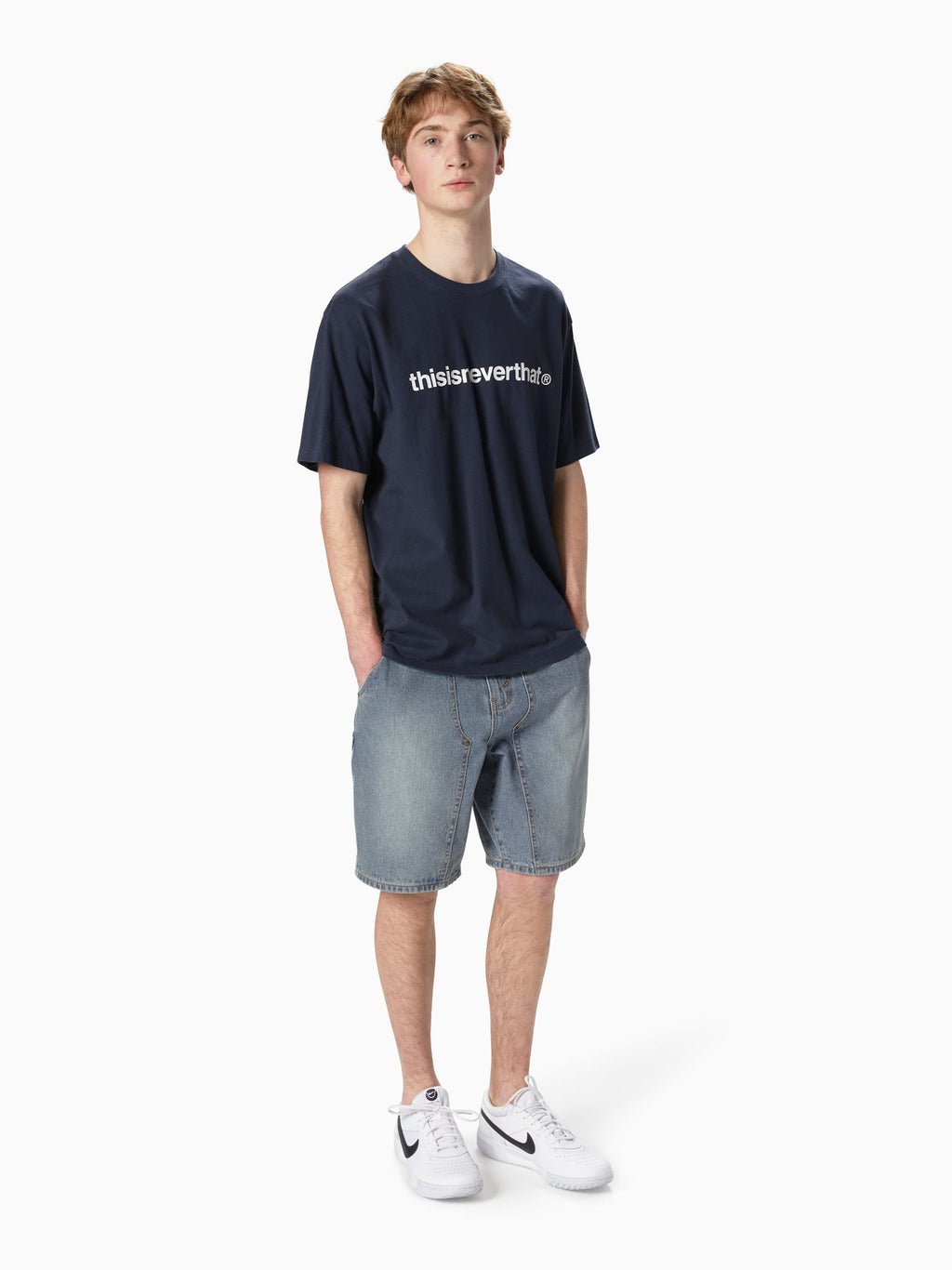thisisneverthat - Denim Carpenter Short (Washed Blue) product image 5 | TRAB K-Fashion Australia