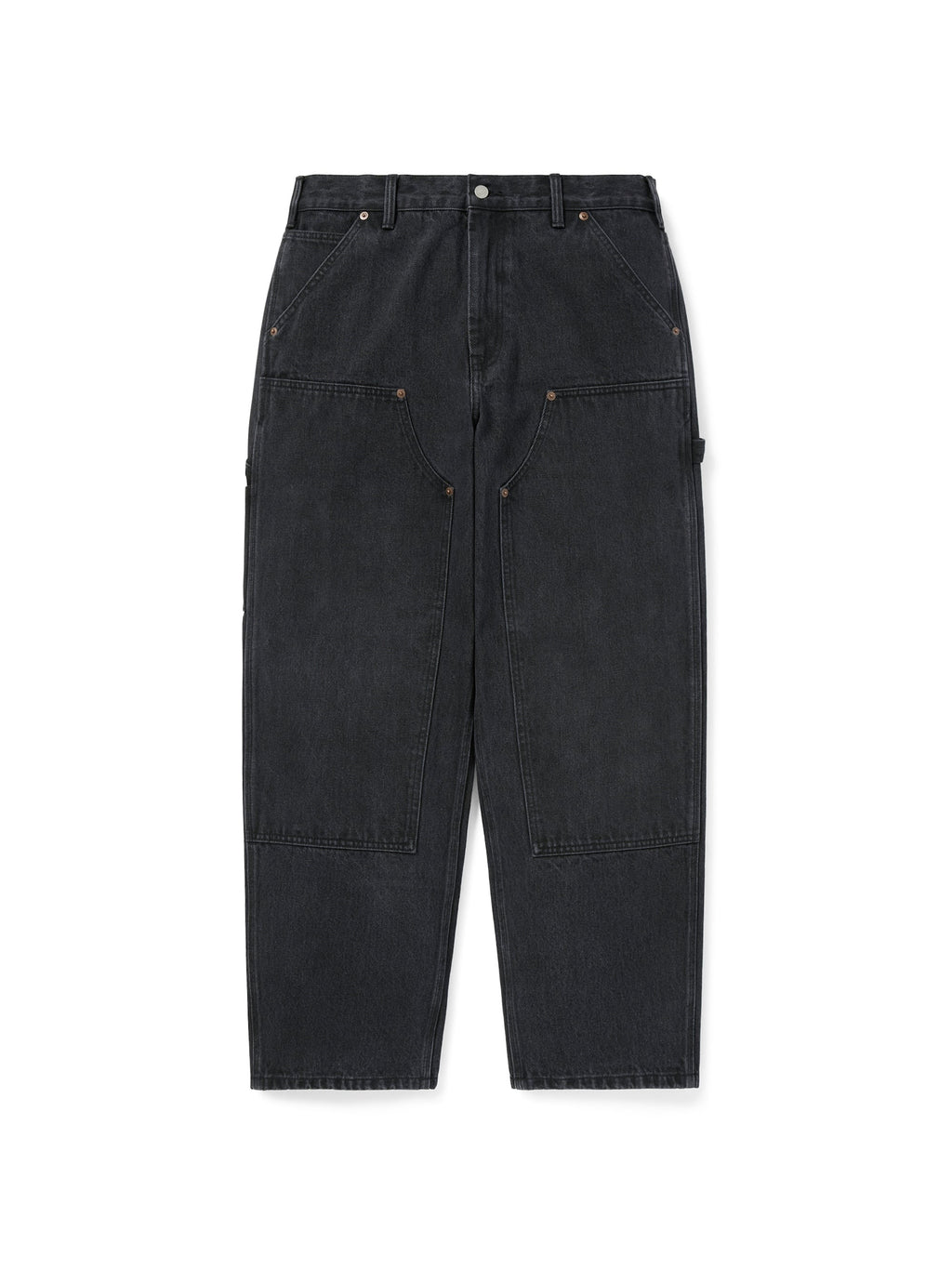 thisisneverthat - Denim Double Knee Pant Washed (Black) product image 1 | TRAB K-Fashion Australia