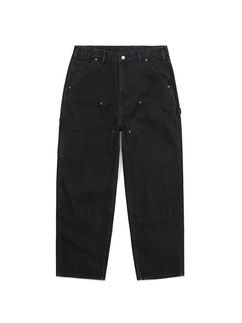 thisisneverthat - Denim Double Knee Pant (Black) product image 1 | TRAB K-Fashion Australia