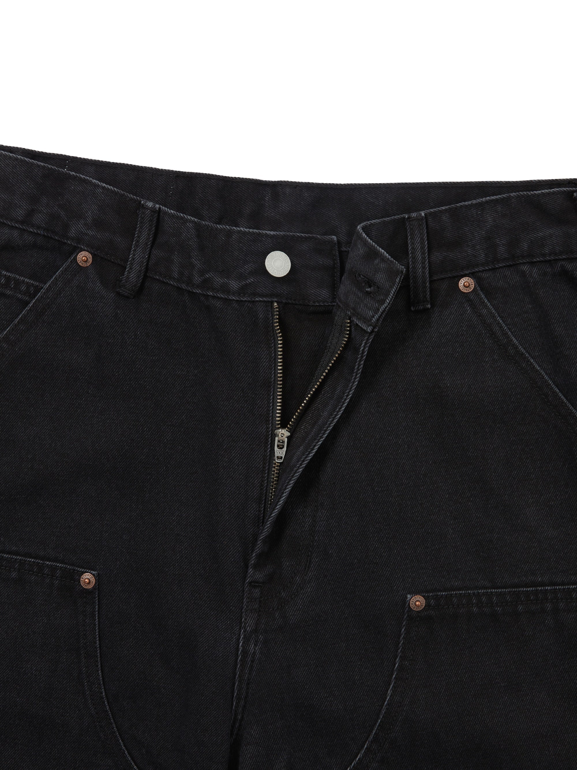 thisisneverthat - Denim Double Knee Pant (Black) product image 2 | TRAB K-Fashion Australia