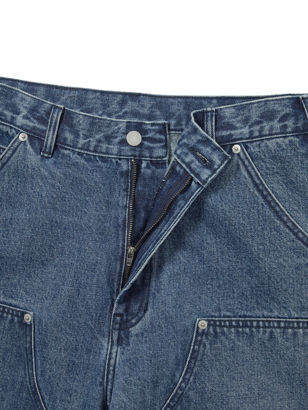 thisisneverthat - Denim Double Knee Pant (Blue) product image 2 | TRAB K-Fashion Australia