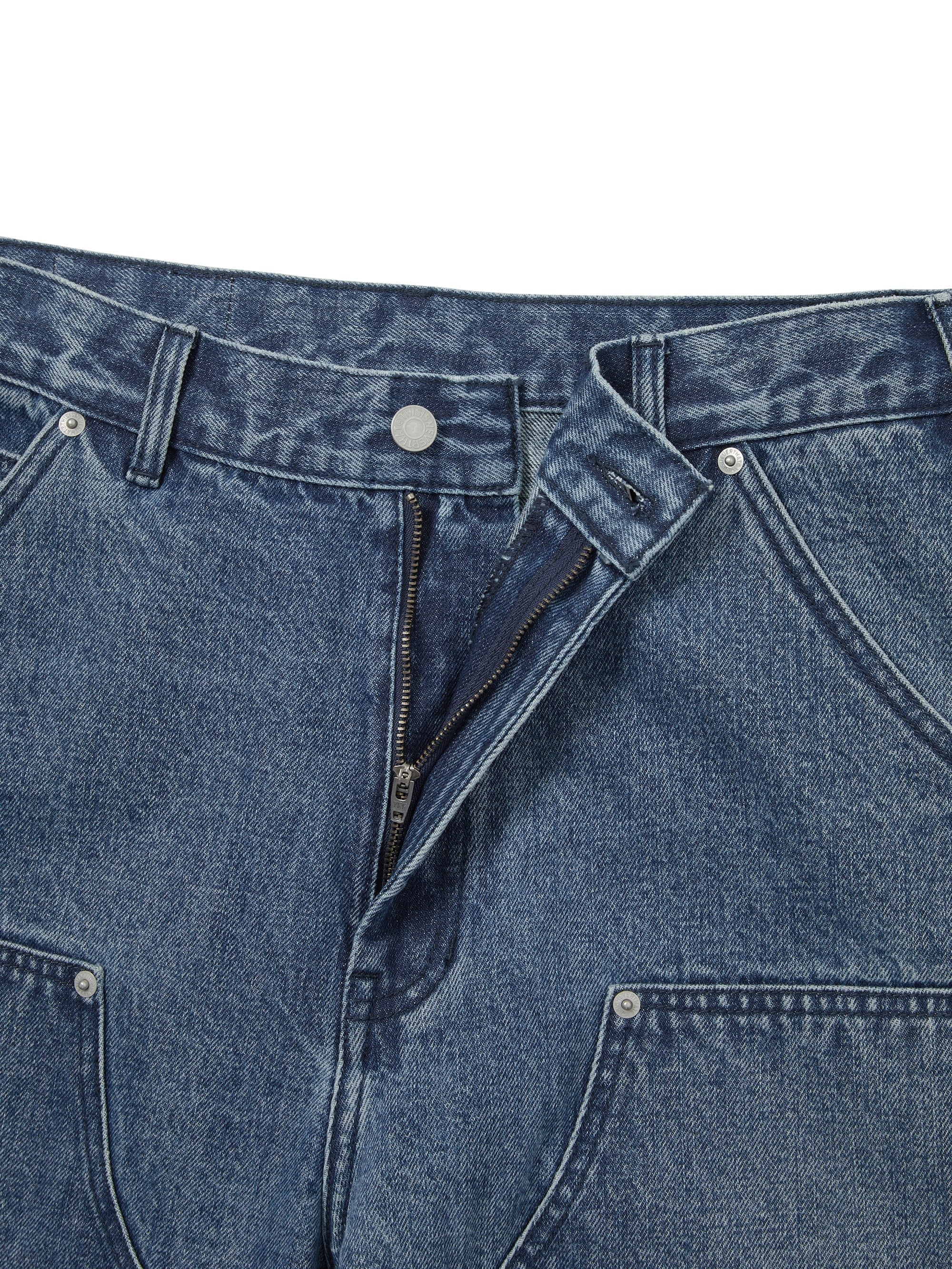 thisisneverthat - Denim Double Knee Pant (Blue) product image 2 | TRAB K-Fashion Australia