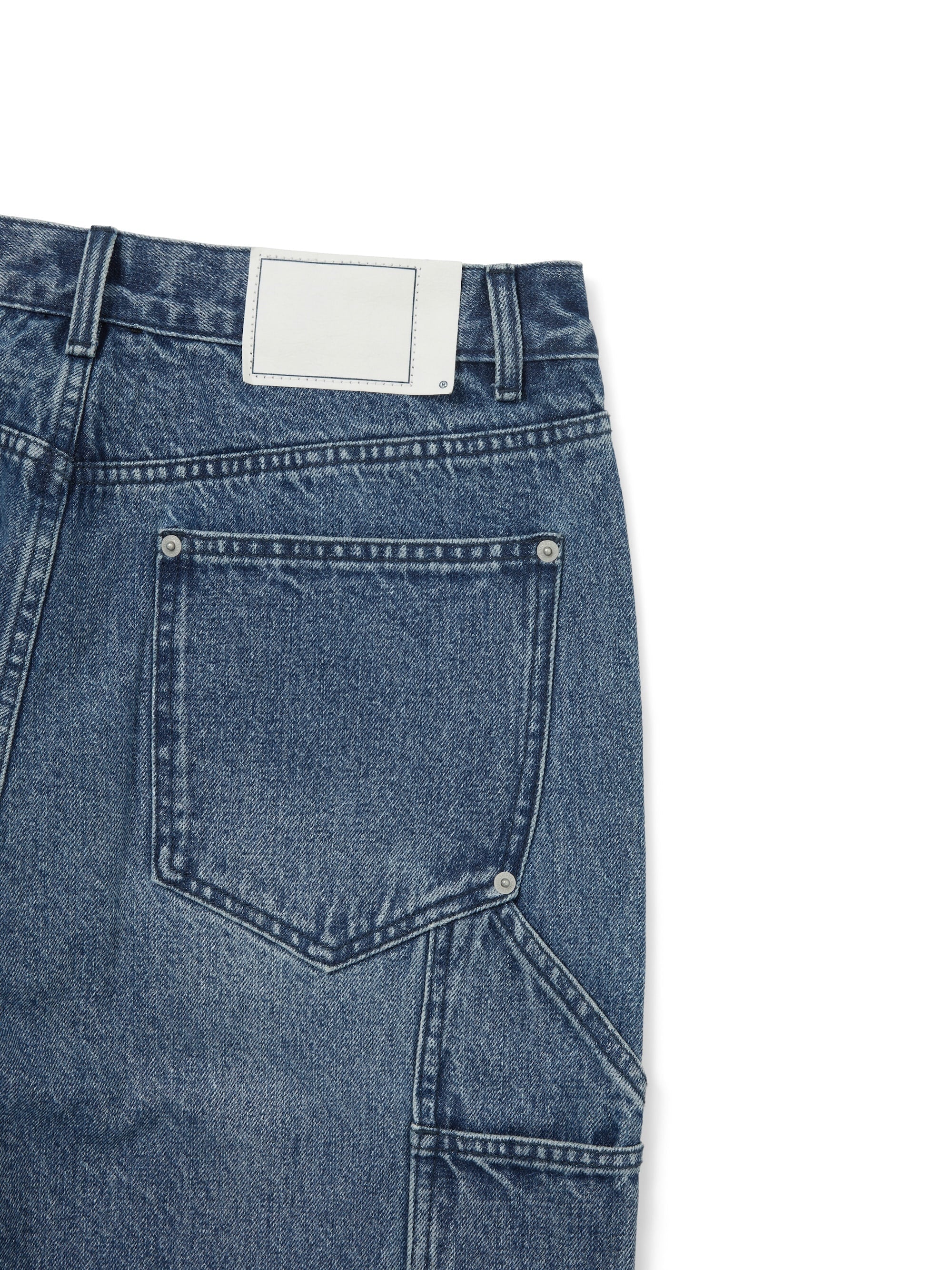 thisisneverthat - Denim Double Knee Pant (Blue) product image 3 | TRAB K-Fashion Australia