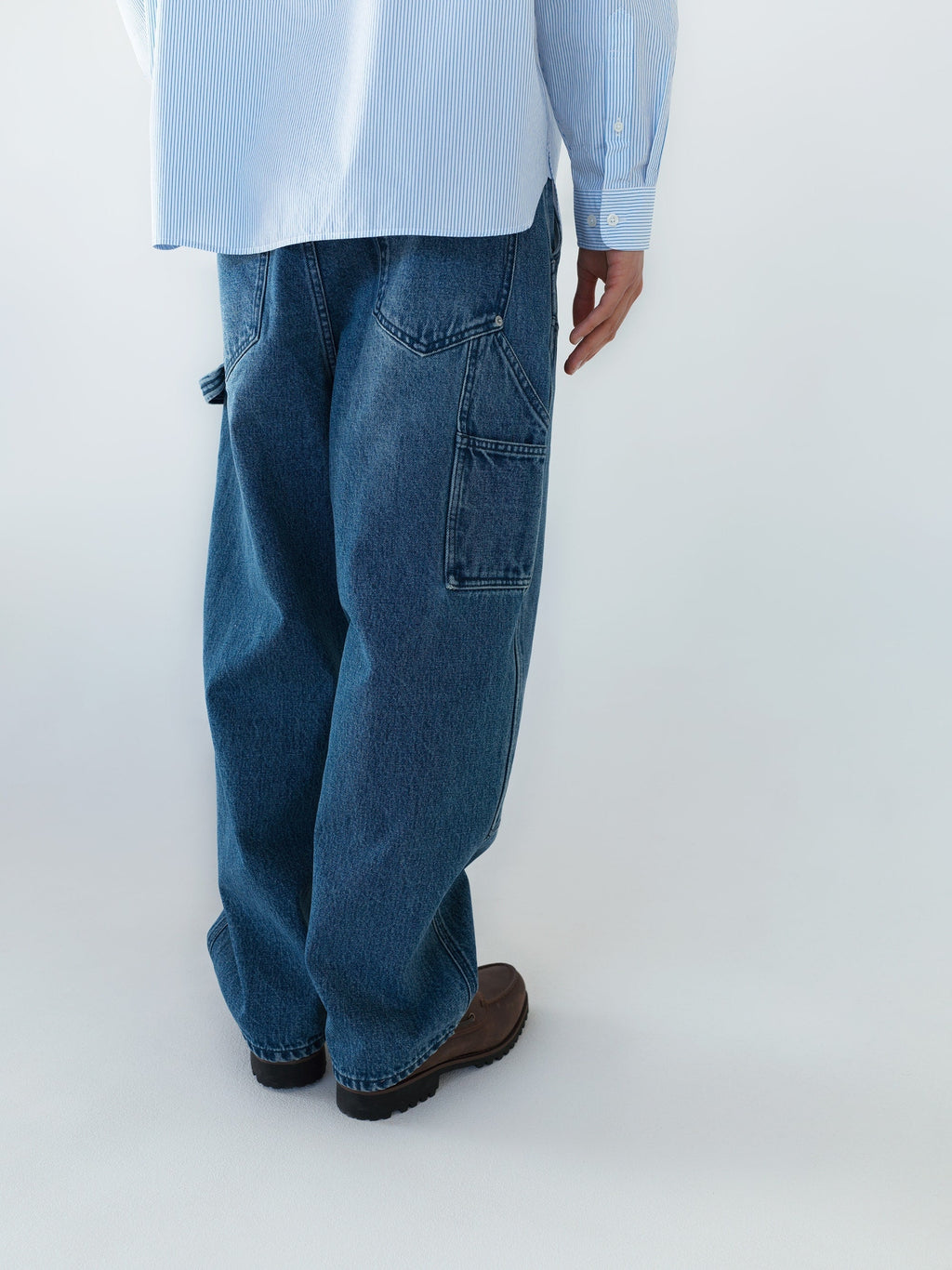 thisisneverthat - Denim Double Knee Pant (Blue) product image 5 | TRAB K-Fashion Australia