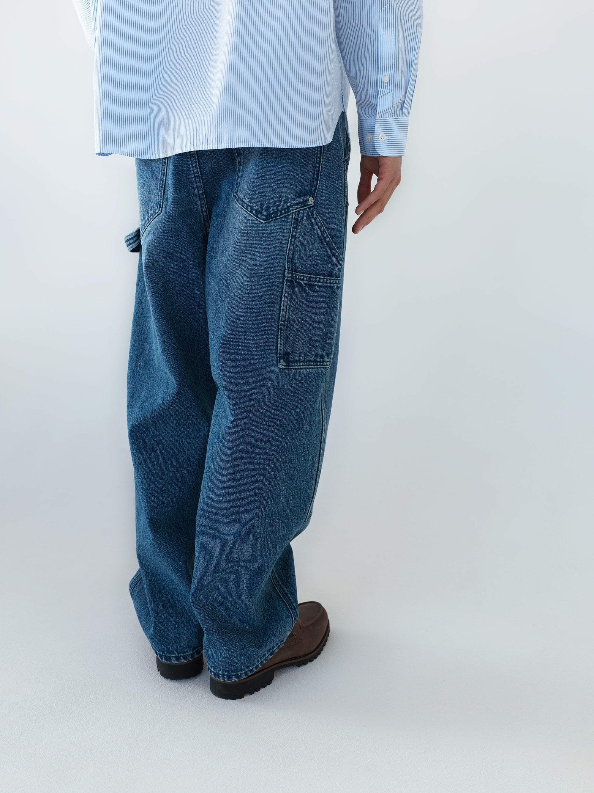 thisisneverthat - Denim Double Knee Pant (Blue) product image 5 | TRAB K-Fashion Australia