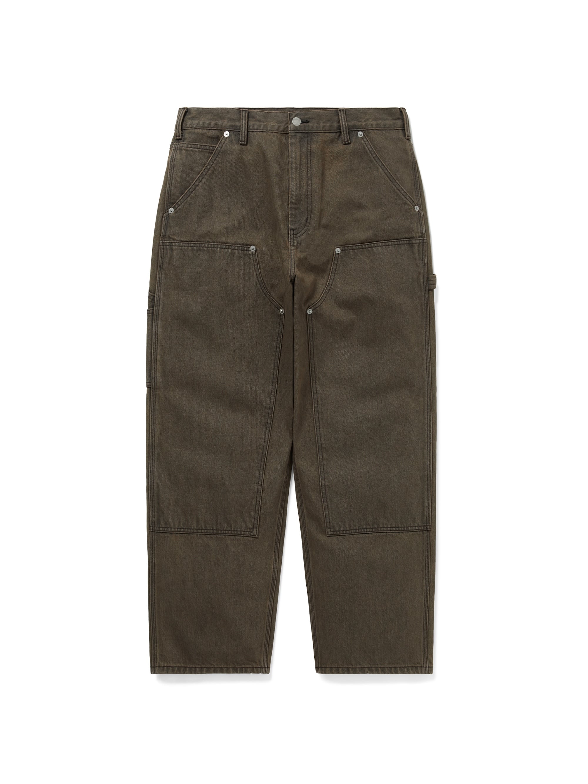 thisisneverthat - Denim Double Knee Pant (Brown) product image 1 | TRAB K-Fashion Australia