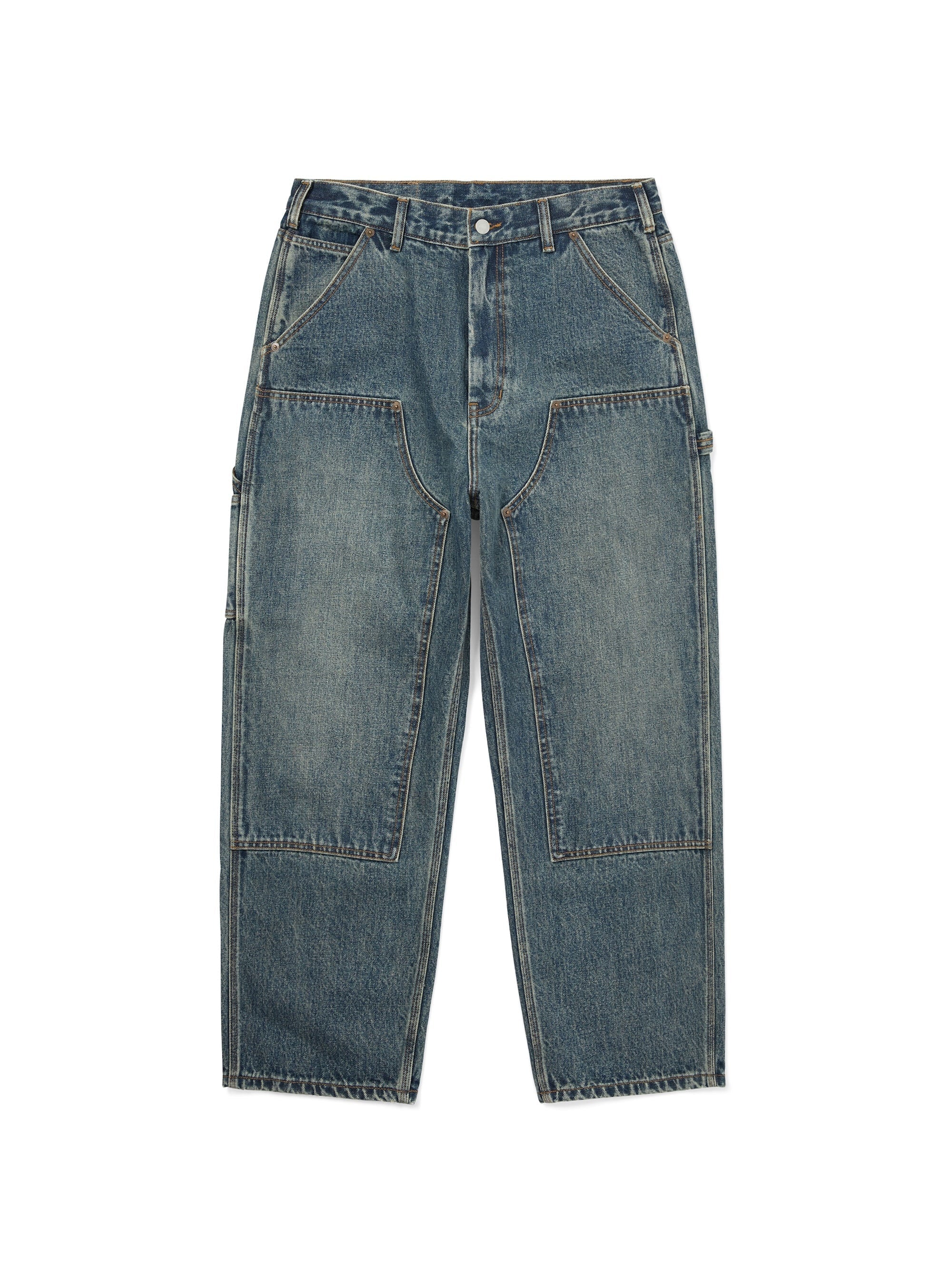 thisisneverthat - Denim Double Knee Pant (Mud) product image 1 | TRAB K-Fashion Australia