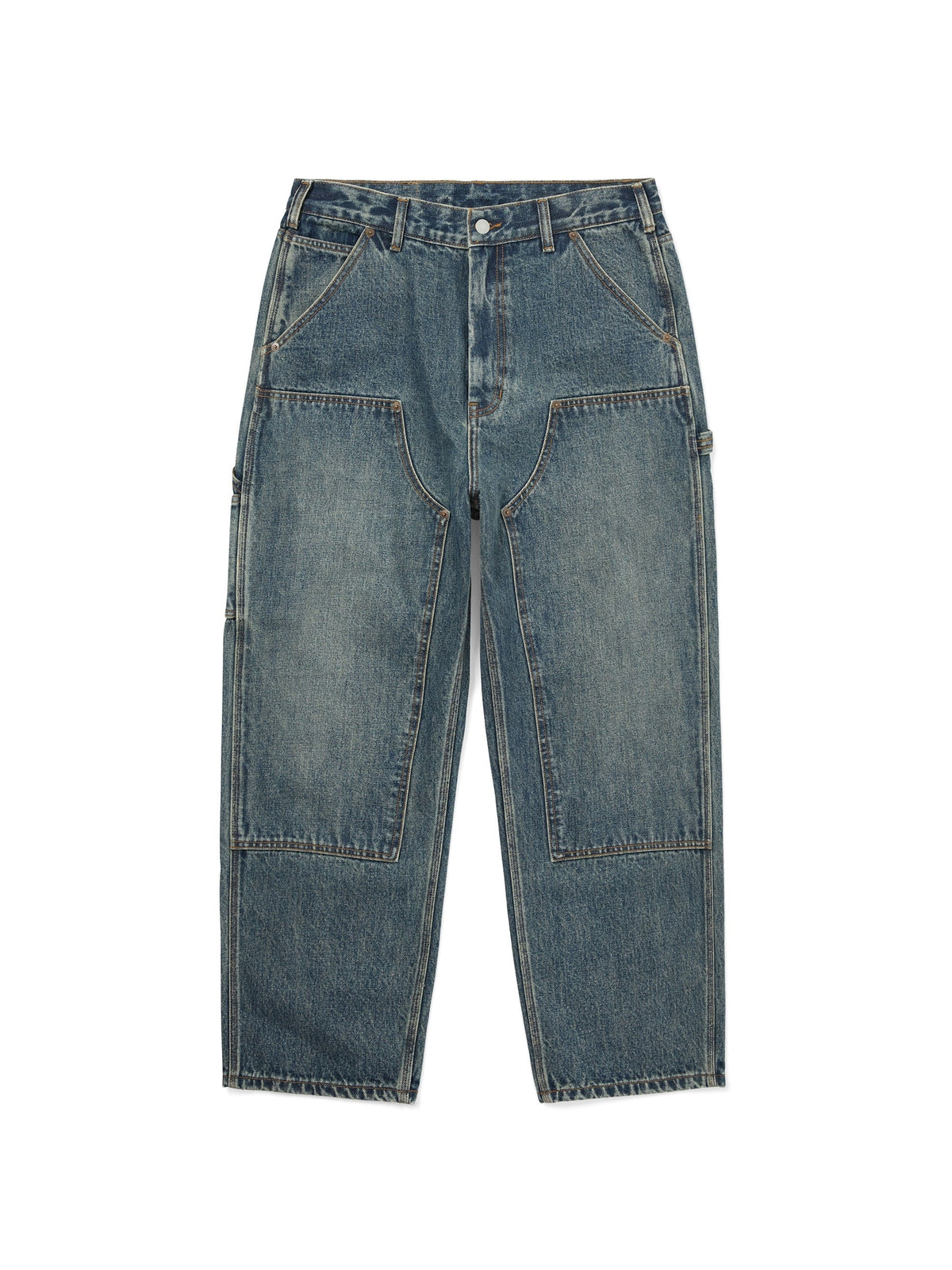 thisisneverthat - Denim Double Knee Pant (Mud) product image 1 | TRAB K-Fashion Australia