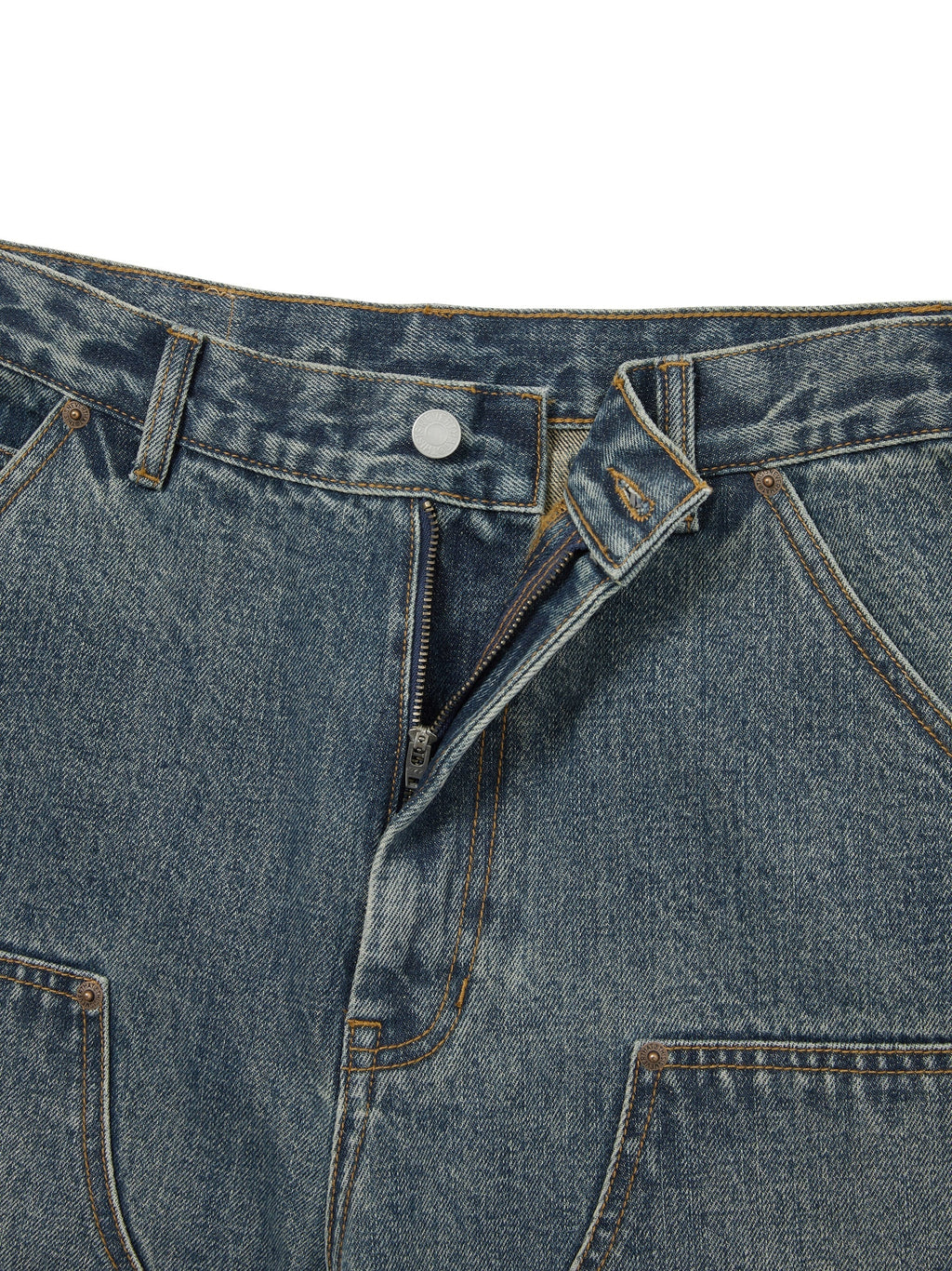 thisisneverthat - Denim Double Knee Pant (Mud) product image 2 | TRAB K-Fashion Australia