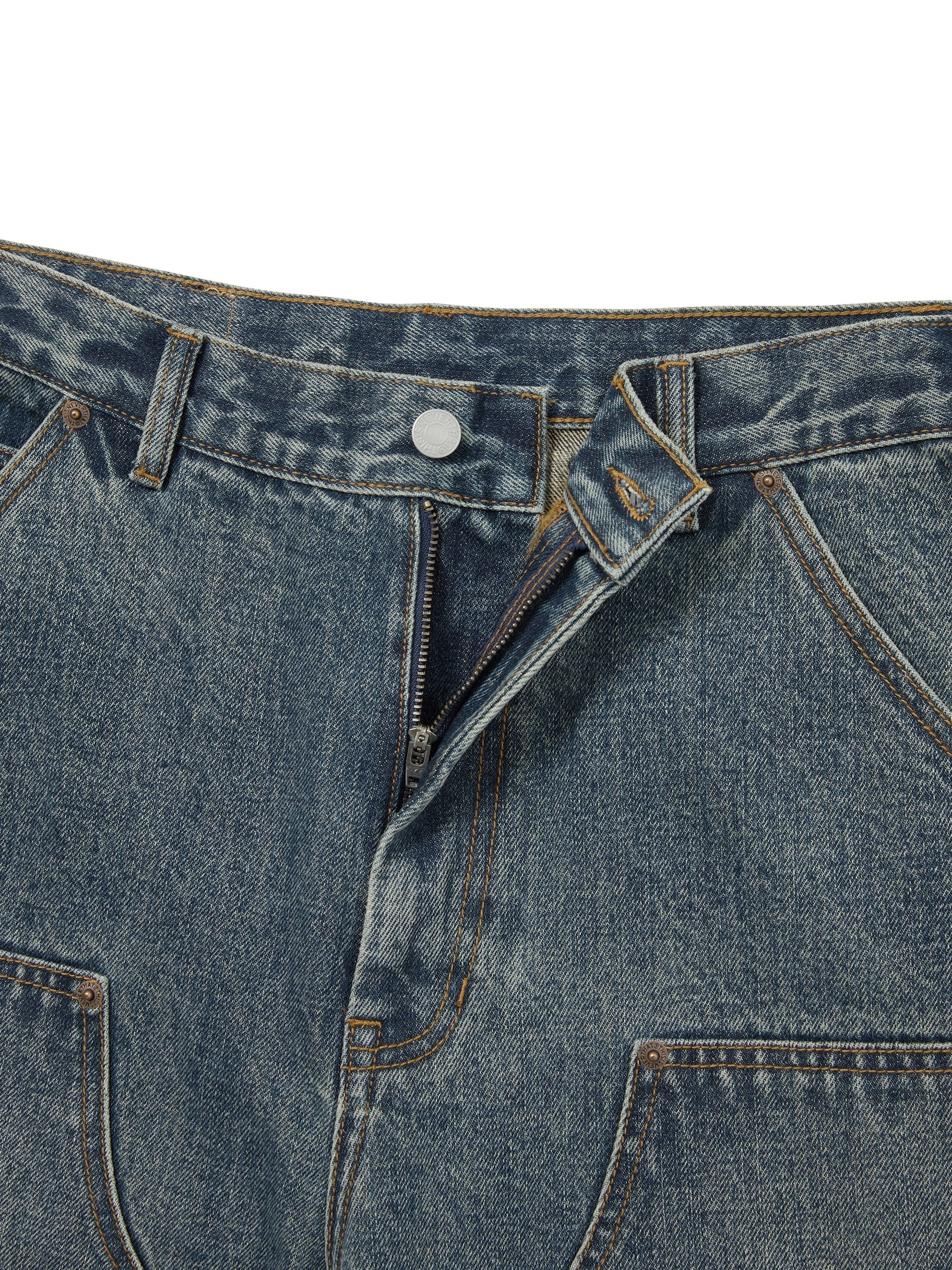 thisisneverthat - Denim Double Knee Pant (Mud) product image 2 | TRAB K-Fashion Australia