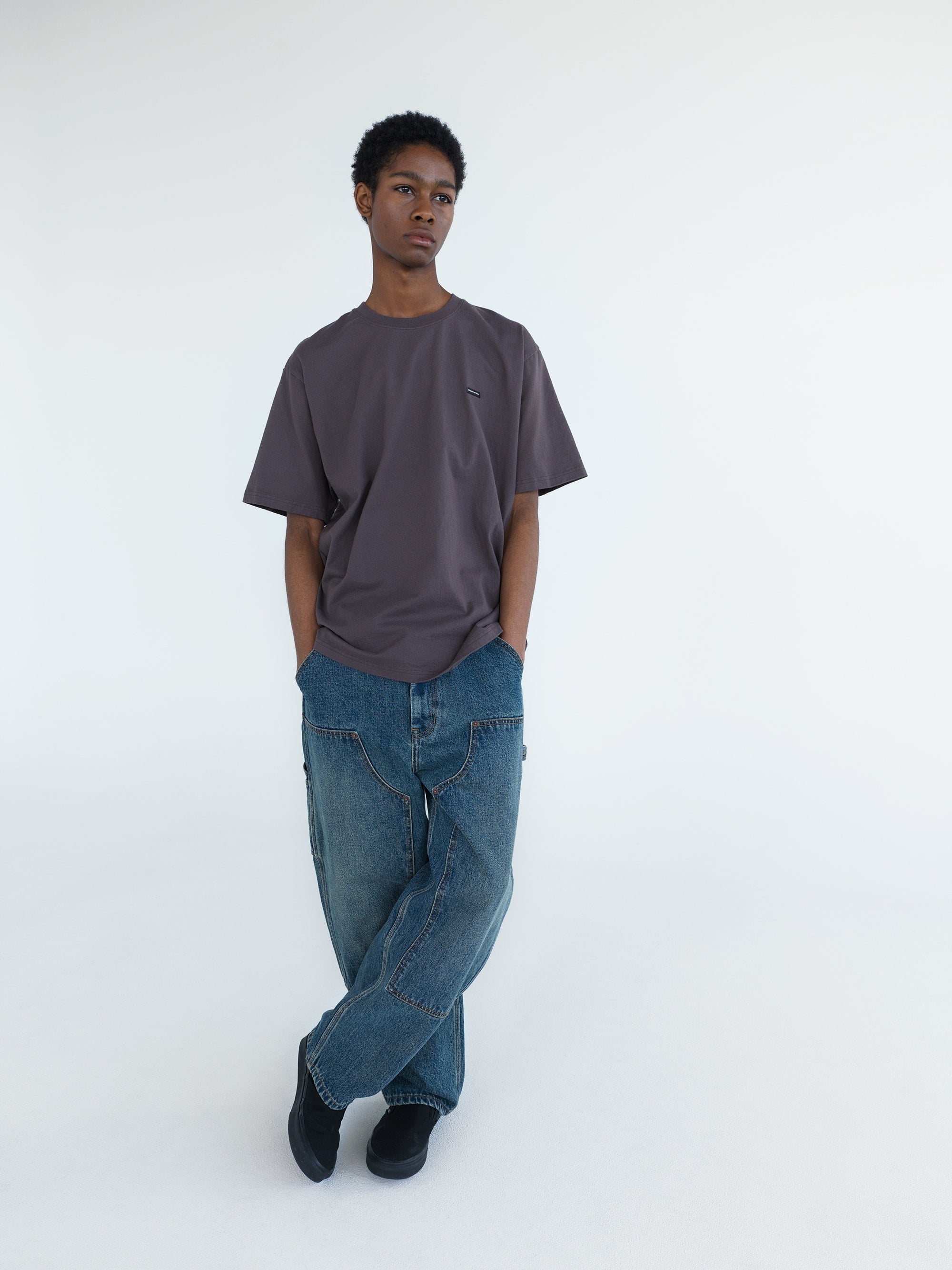 thisisneverthat - Denim Double Knee Pant (Mud) product image 5 | TRAB K-Fashion Australia