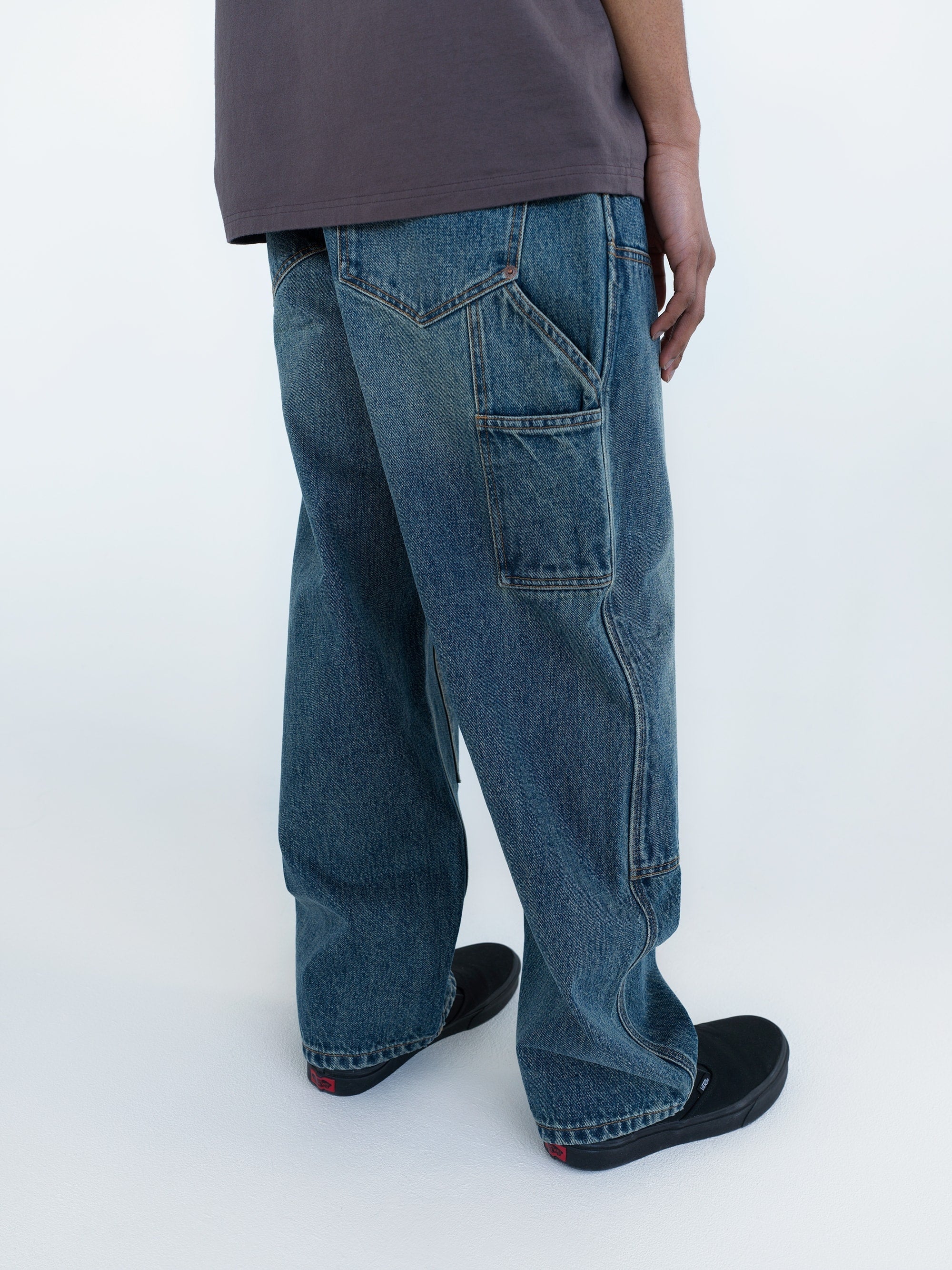 thisisneverthat - Denim Double Knee Pant (Mud) product image 6 | TRAB K-Fashion Australia