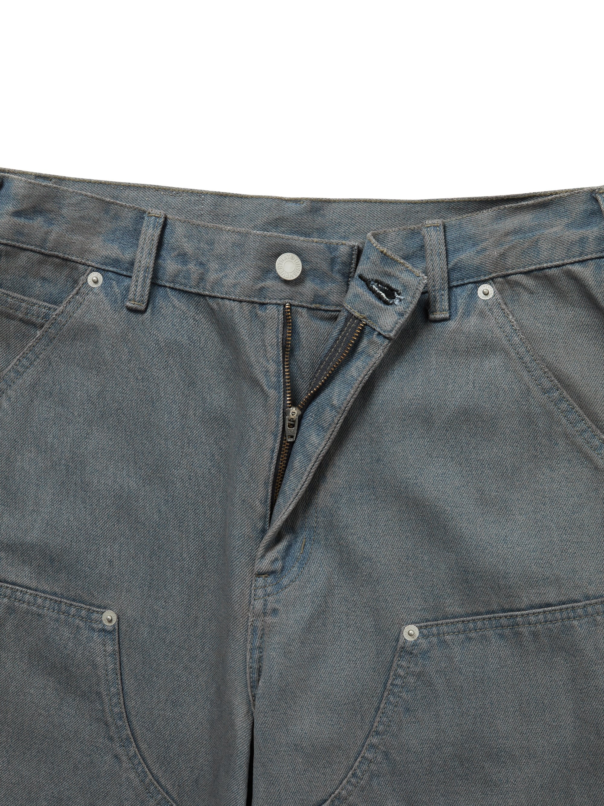 thisisneverthat - Denim Double Knee Pant Washed (Navy) product image 2 | TRAB K-Fashion Australia