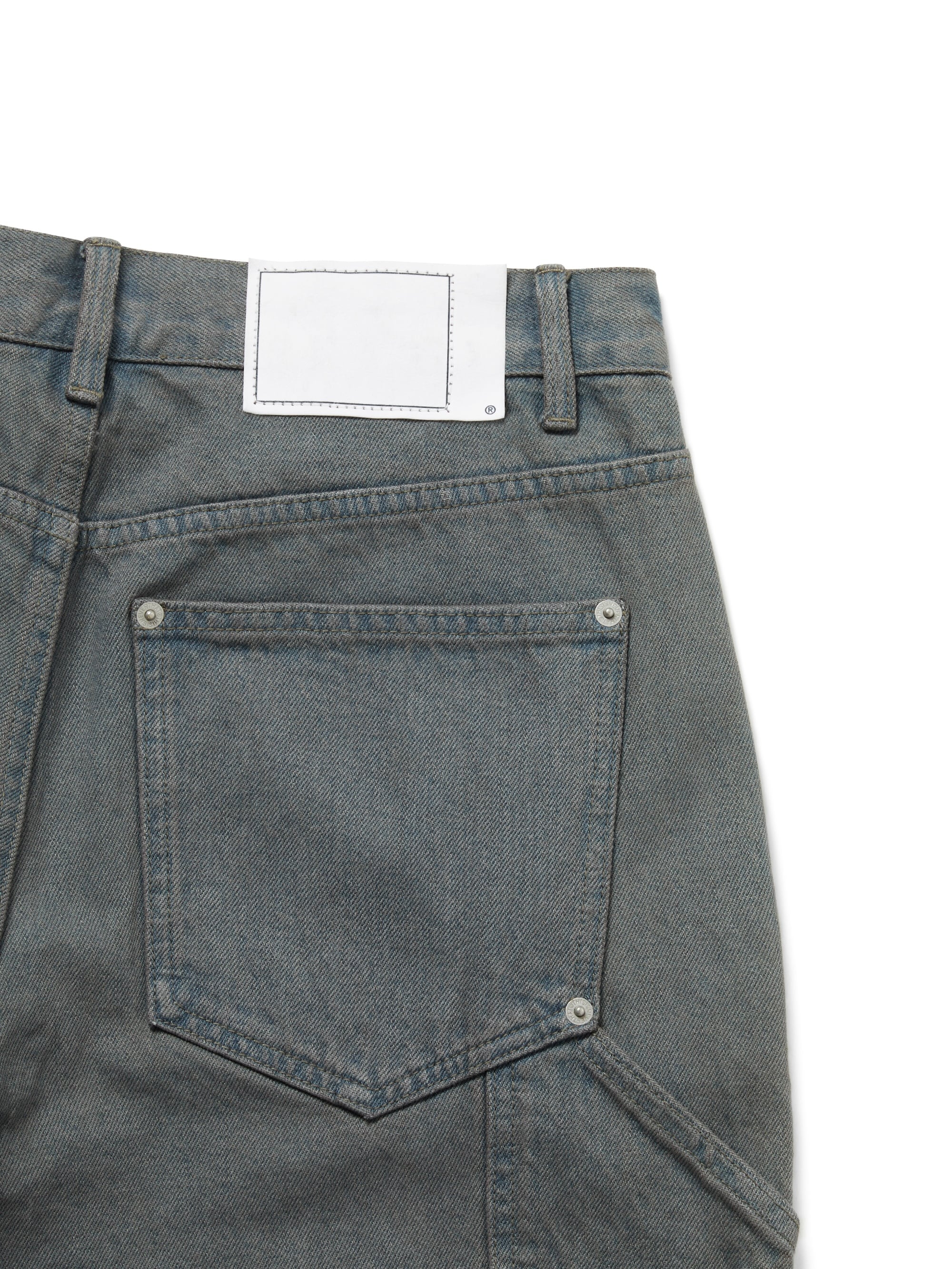 thisisneverthat - Denim Double Knee Pant Washed (Navy) product image 3 | TRAB K-Fashion Australia
