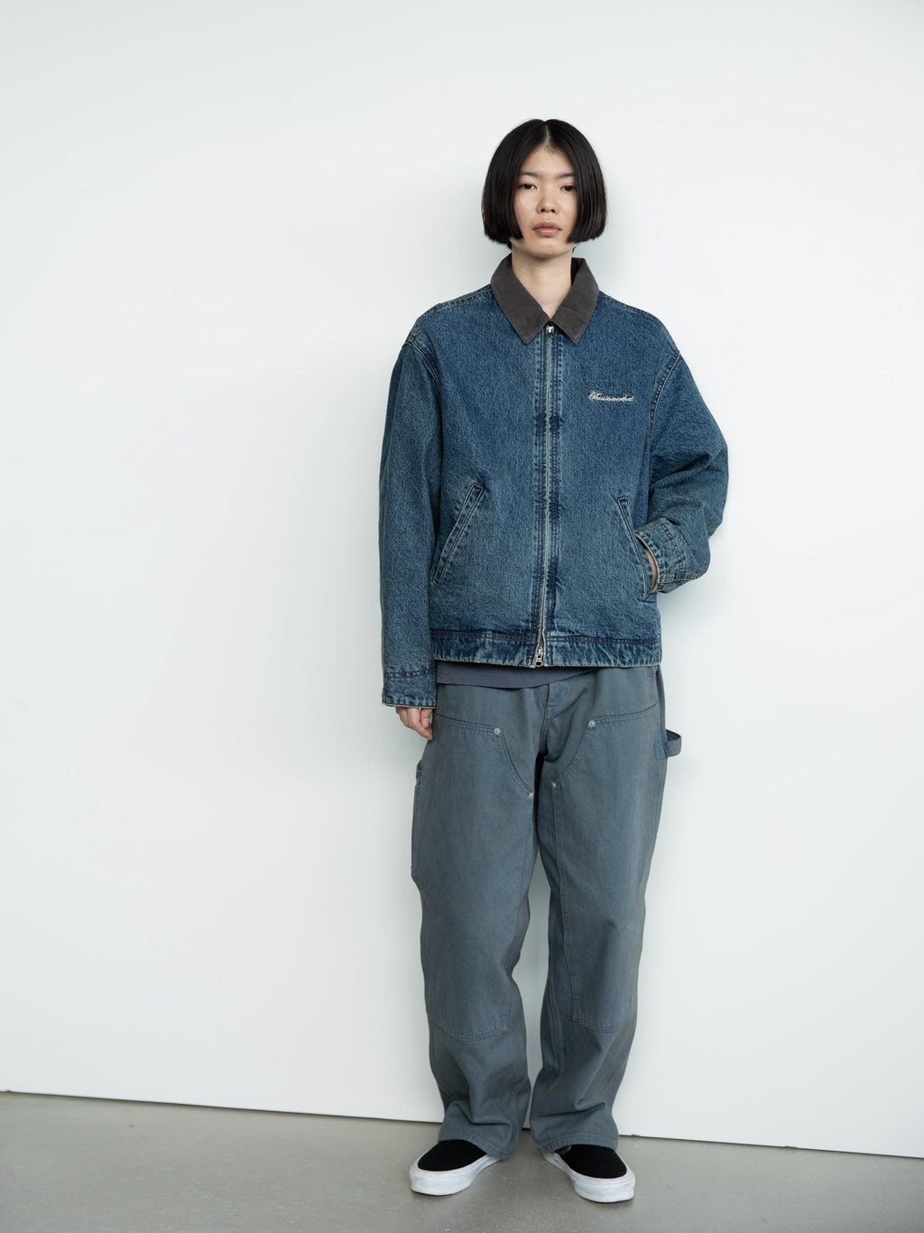 thisisneverthat - Denim Double Knee Pant (Navy) product image 5 | TRAB K-Fashion Australia