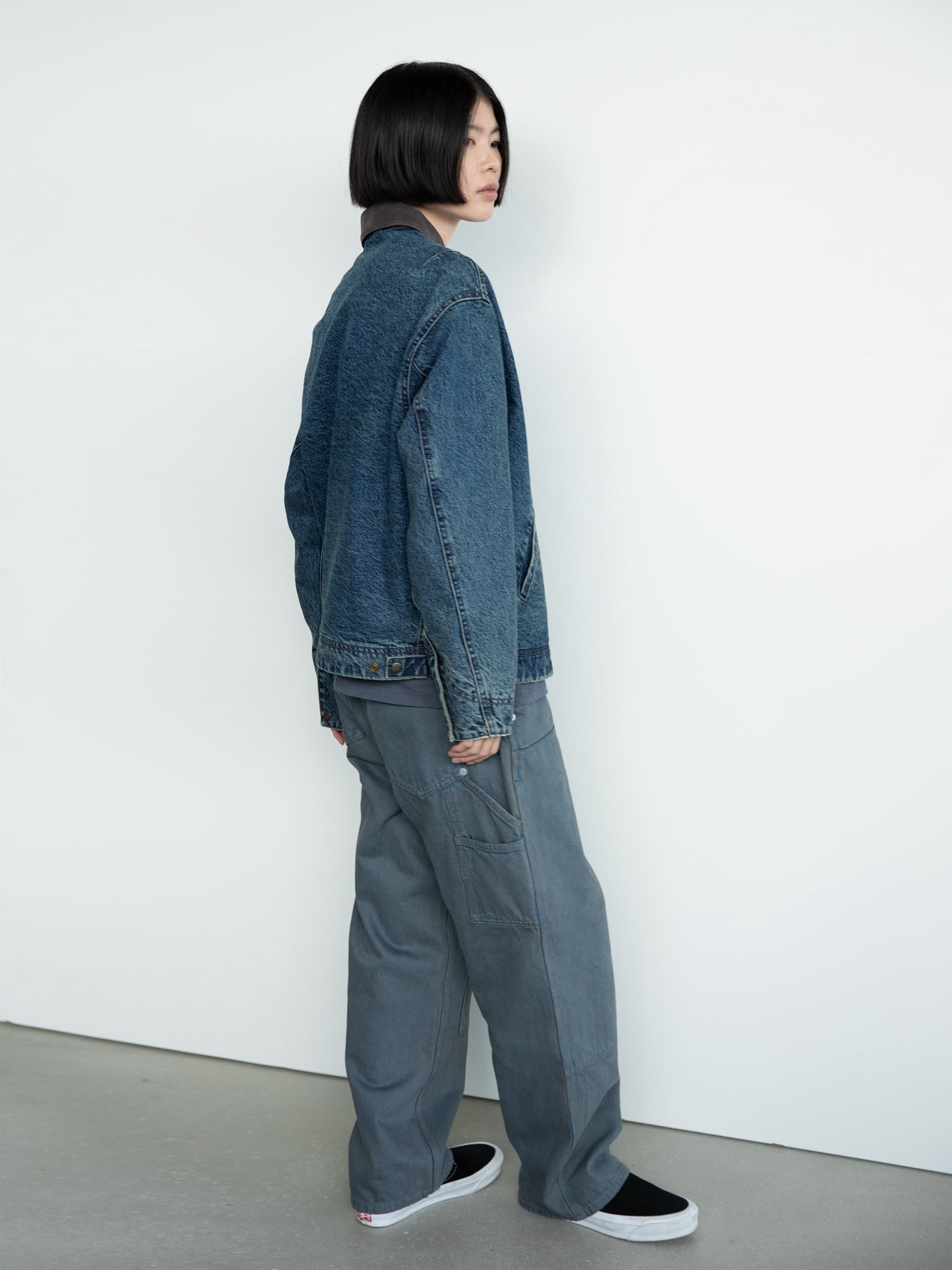 thisisneverthat - Denim Double Knee Pant Washed (Navy) product image 6 | TRAB K-Fashion Australia