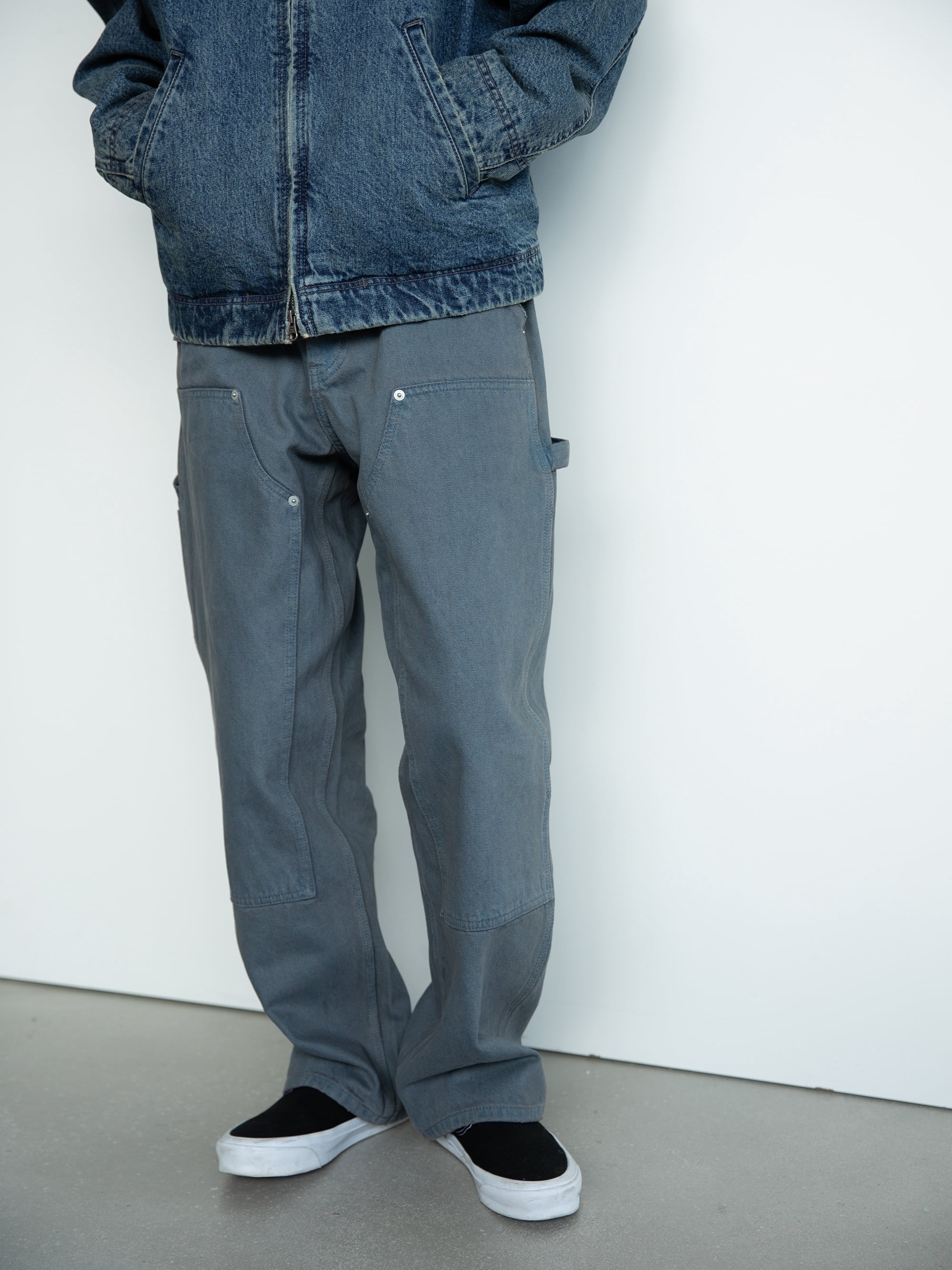 thisisneverthat - Denim Double Knee Pant (Navy) product image 7 | TRAB K-Fashion Australia