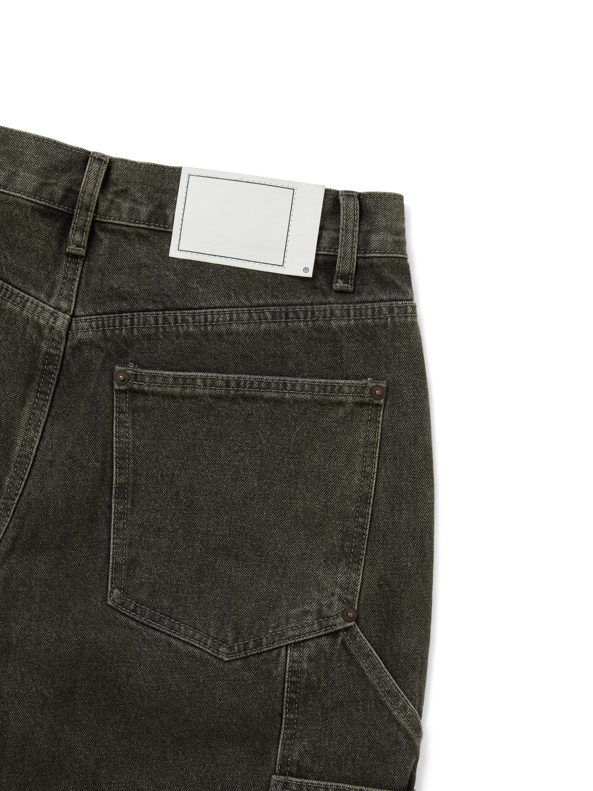 thisisneverthat - Denim Double Knee Pant (Olive) product image 3 | TRAB K-Fashion Australia