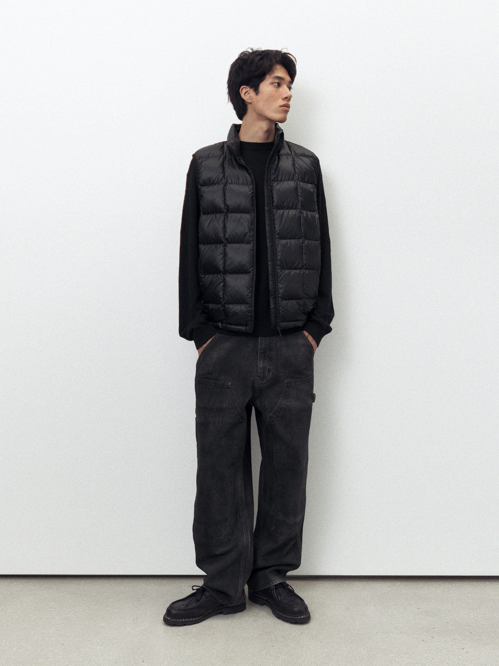 thisisneverthat - Denim Double Knee Pant (Washed Black) product image 5 | TRAB K-Fashion Australia