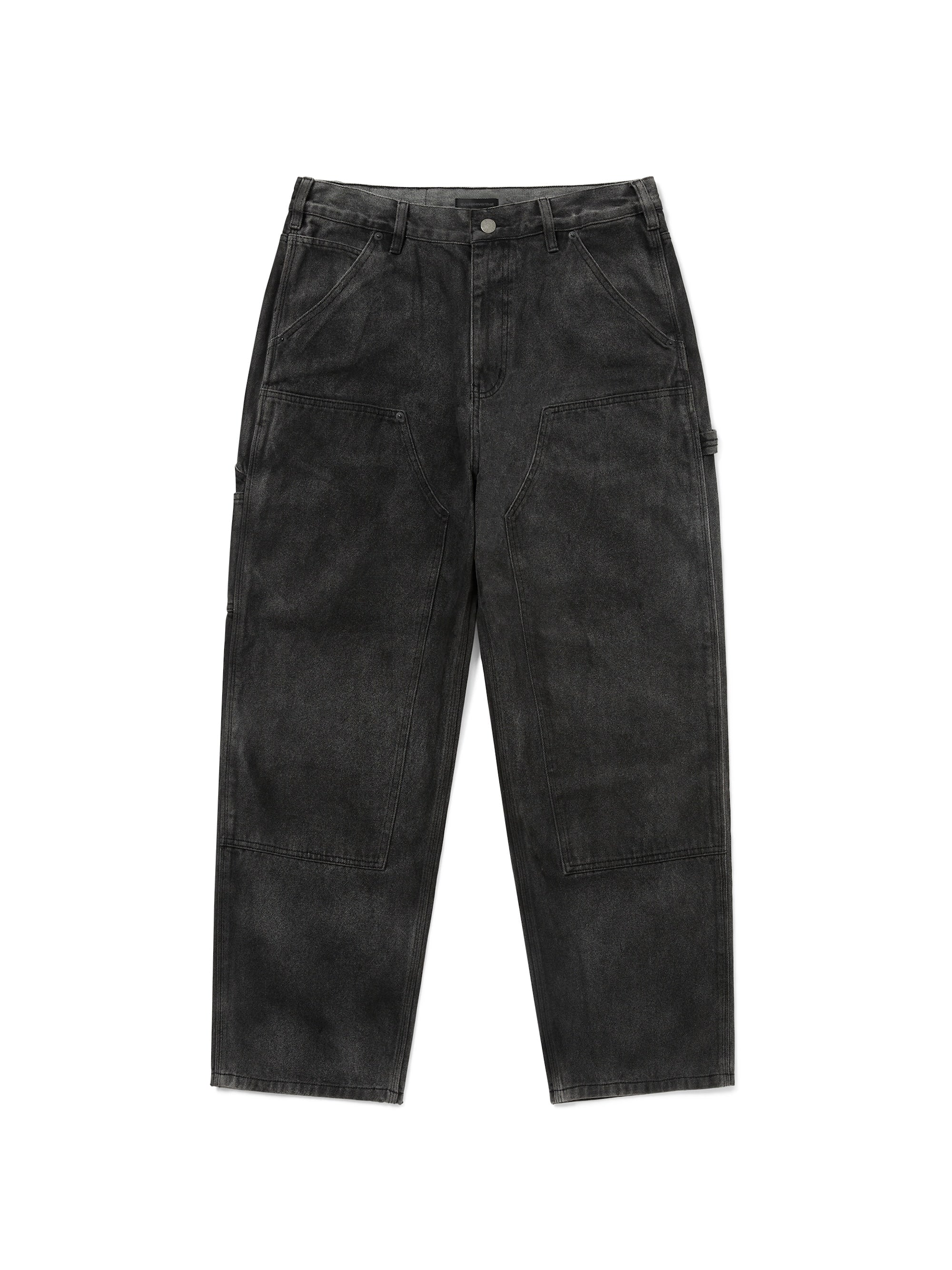 thisisneverthat - Denim Double Knee Pant (Washed Black) product image 1 | TRAB K-Fashion Australia