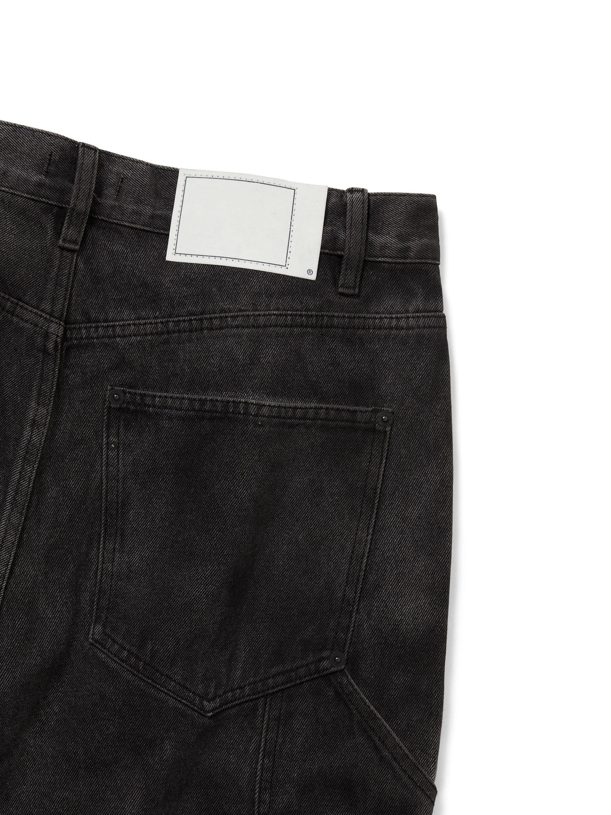 thisisneverthat - Denim Double Knee Pant (Washed Black) product image 3 | TRAB K-Fashion Australia